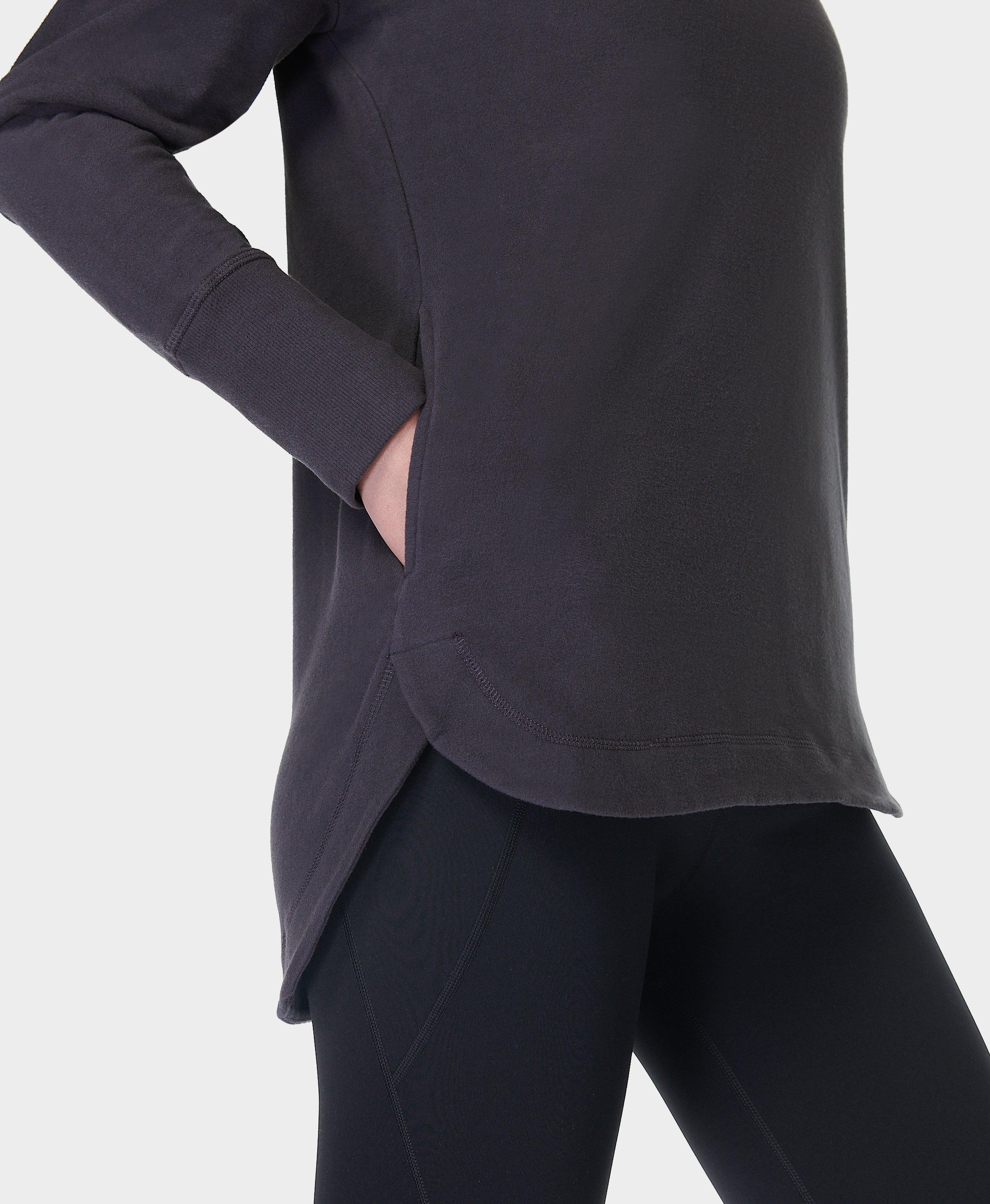 Escape Luxe Fleece Hoodie - Urban Grey | Sweaty Betty