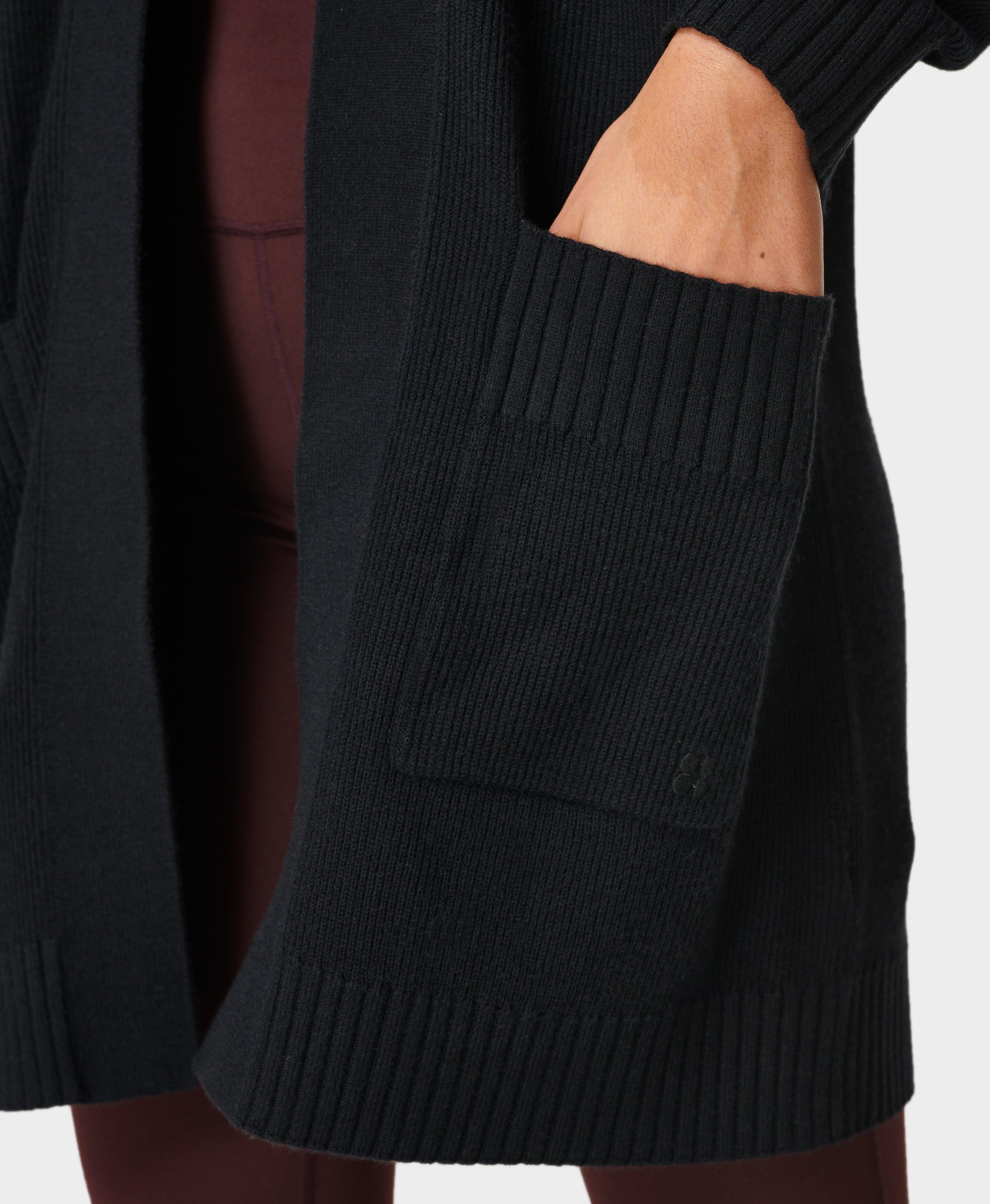 Black hotsell woolen cardigan