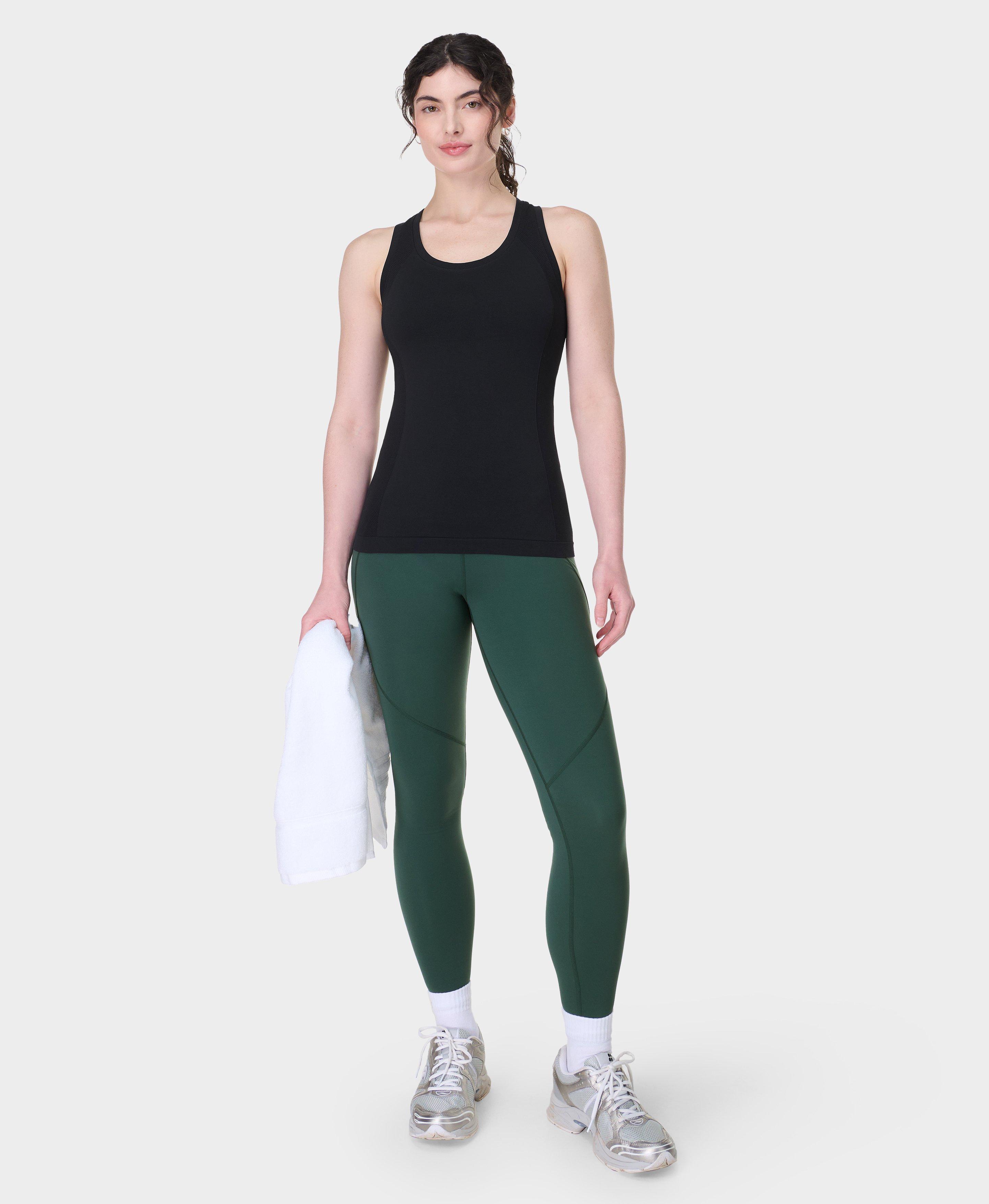 Athlete Seamless Gym Tank - Black, Women's Tanks