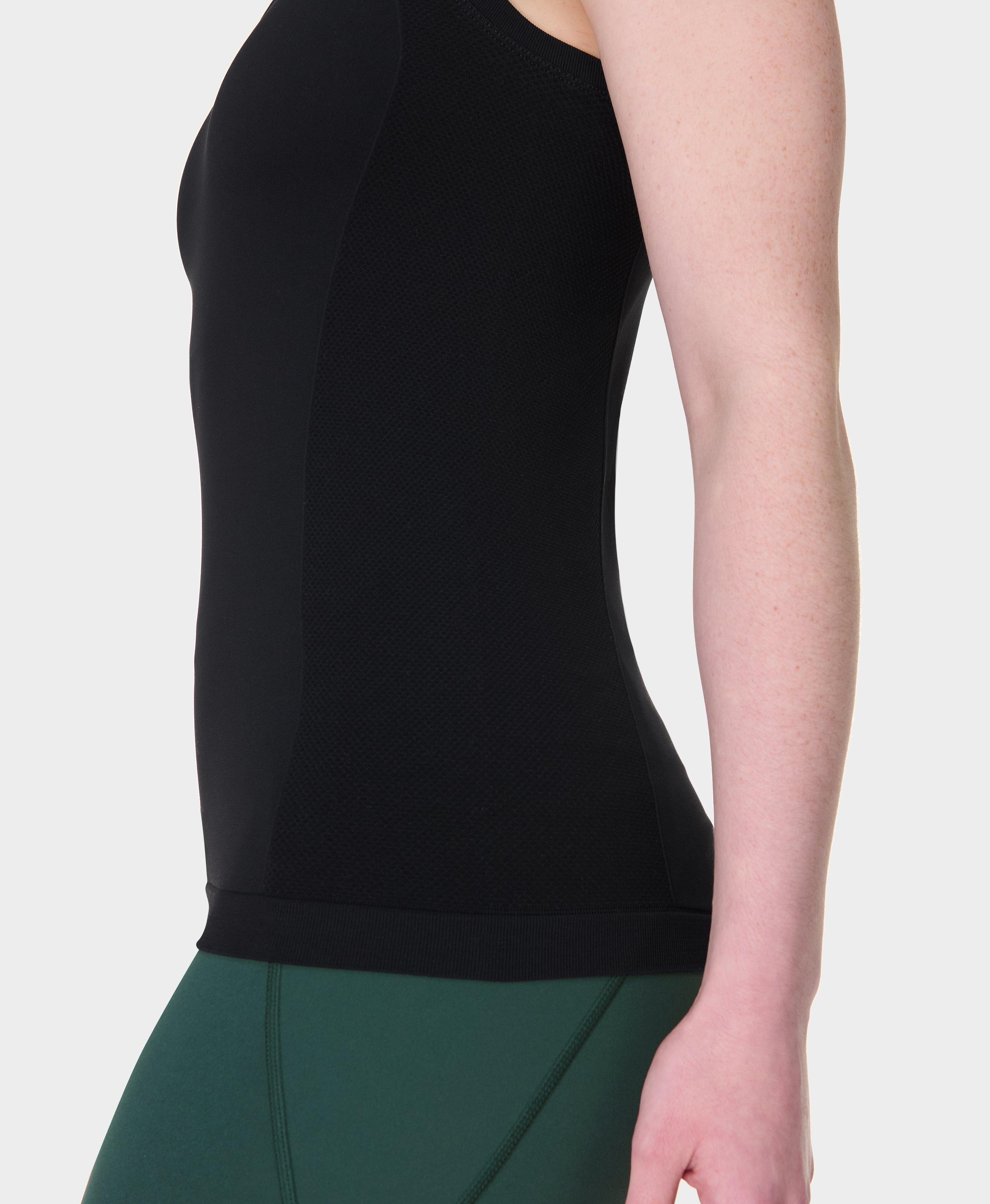 Athlete Seamless Workout Tank- black | Women's Tanks | www