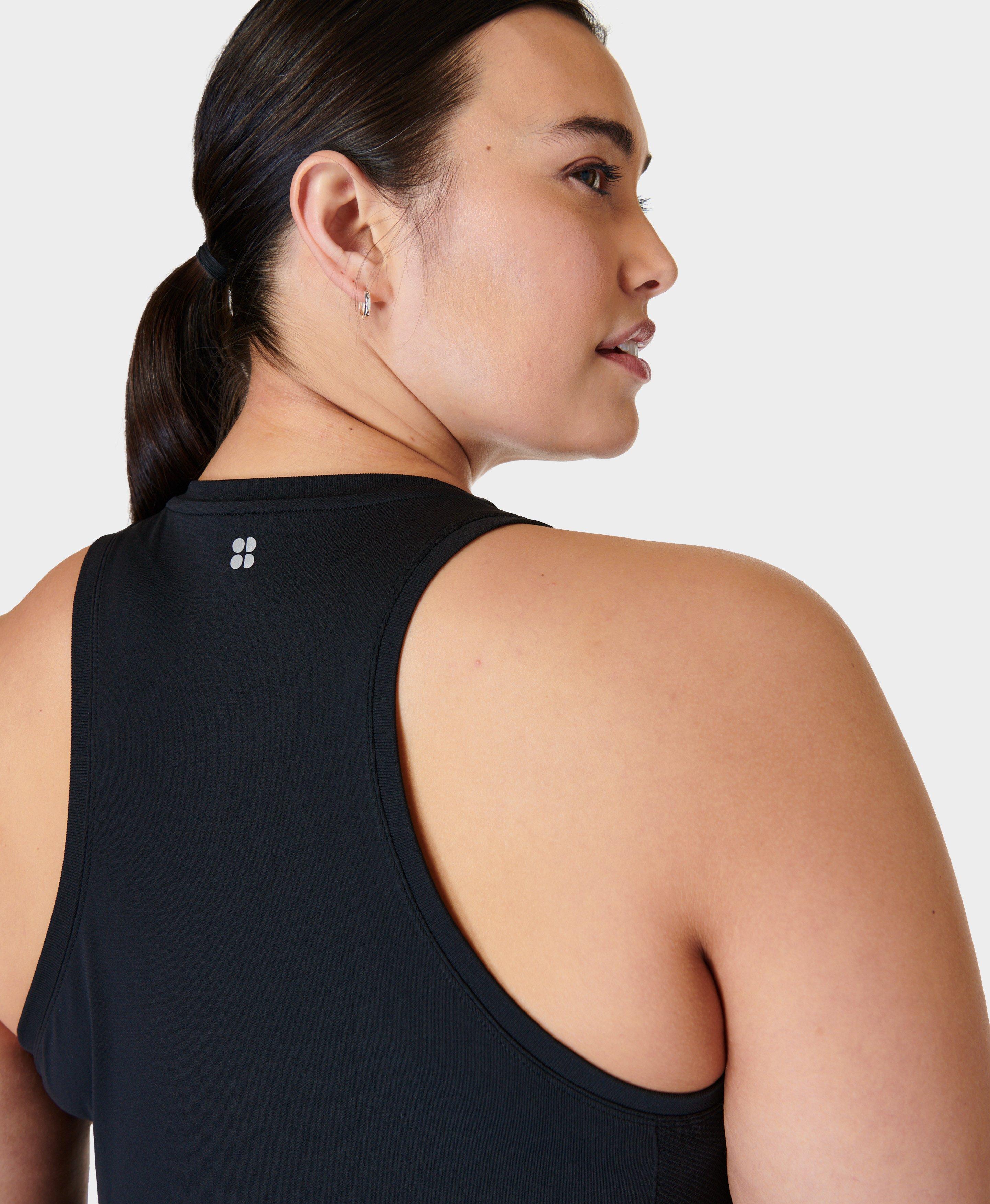 Athlete Seamless Gym Tank - Black, Women's Tanks