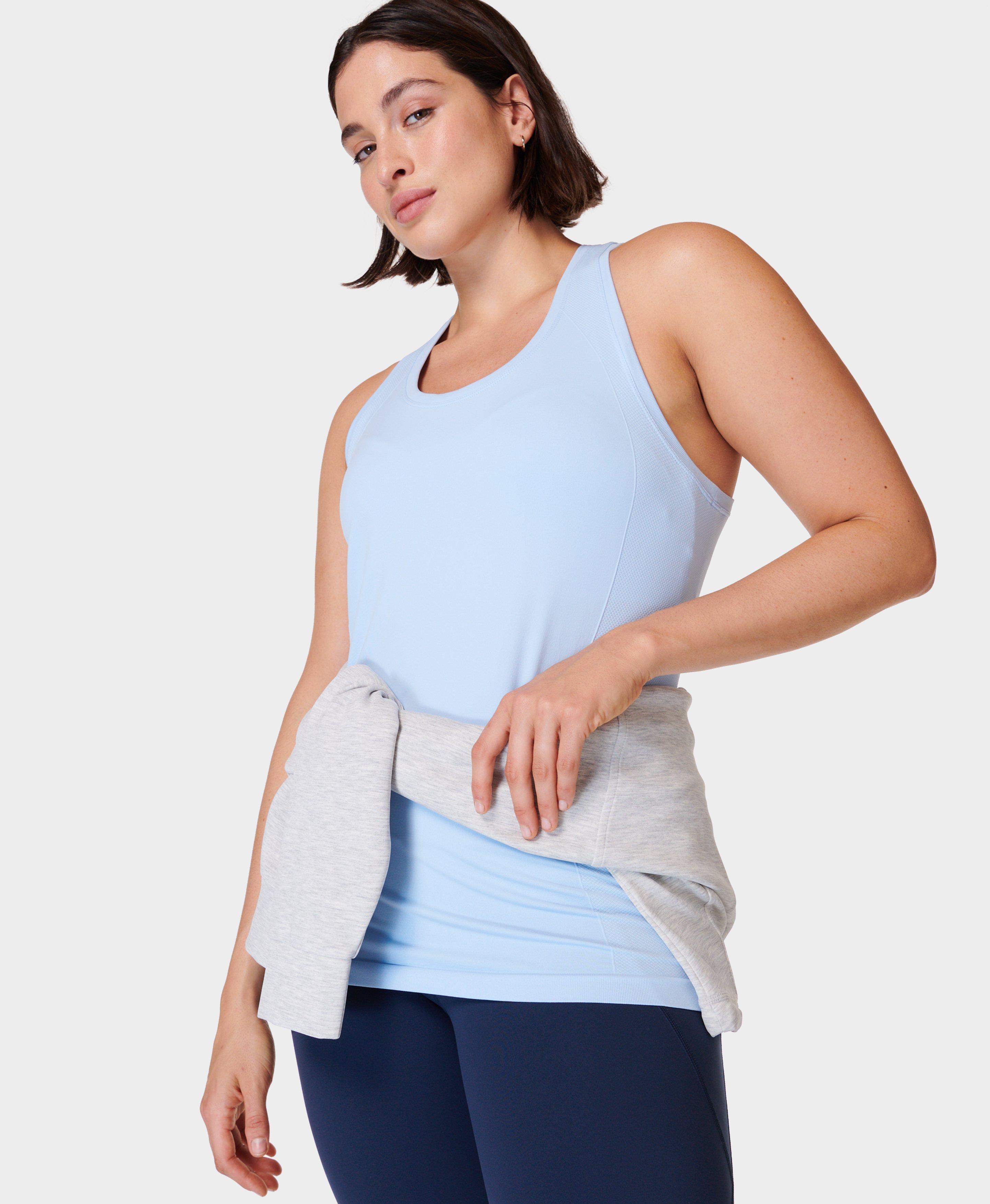 Comfort Seamless Active Tank, Blue