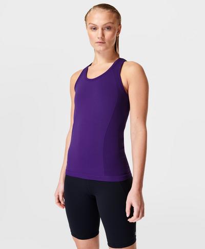 Athlete Seamless Workout Tank, Celestial Purple | Sweaty Betty
