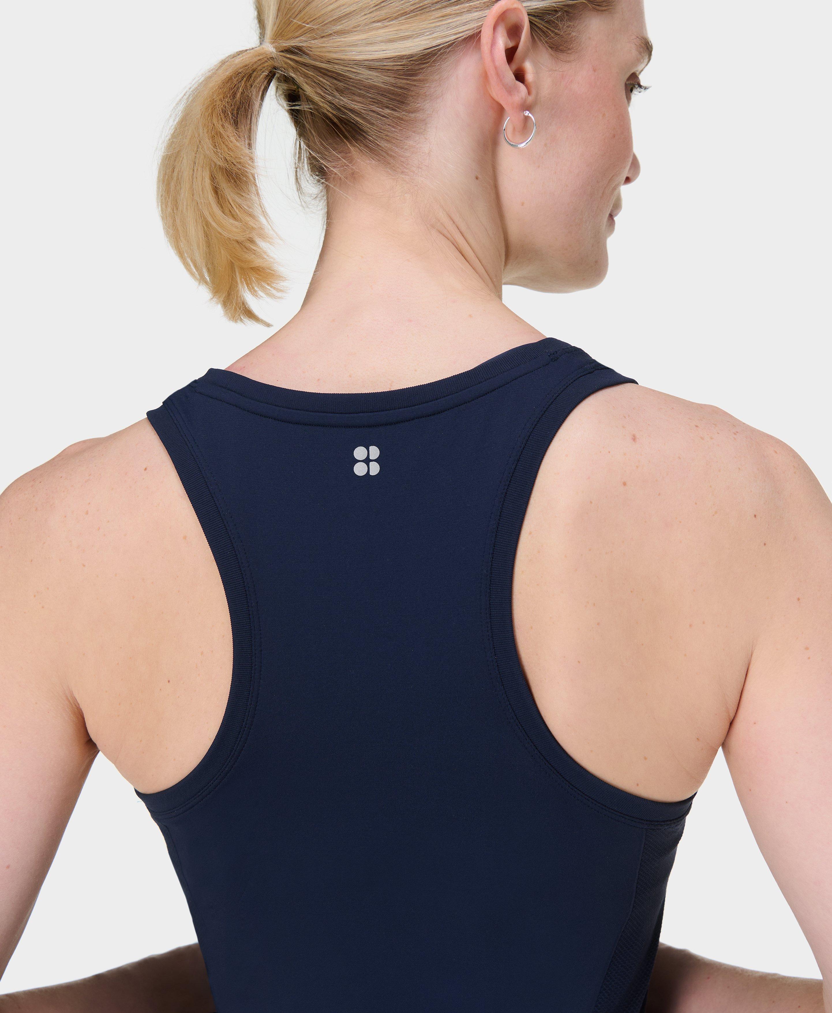 Athlete Seamless Featherweight Gym Vest - Lightning Blue, Women's Vests