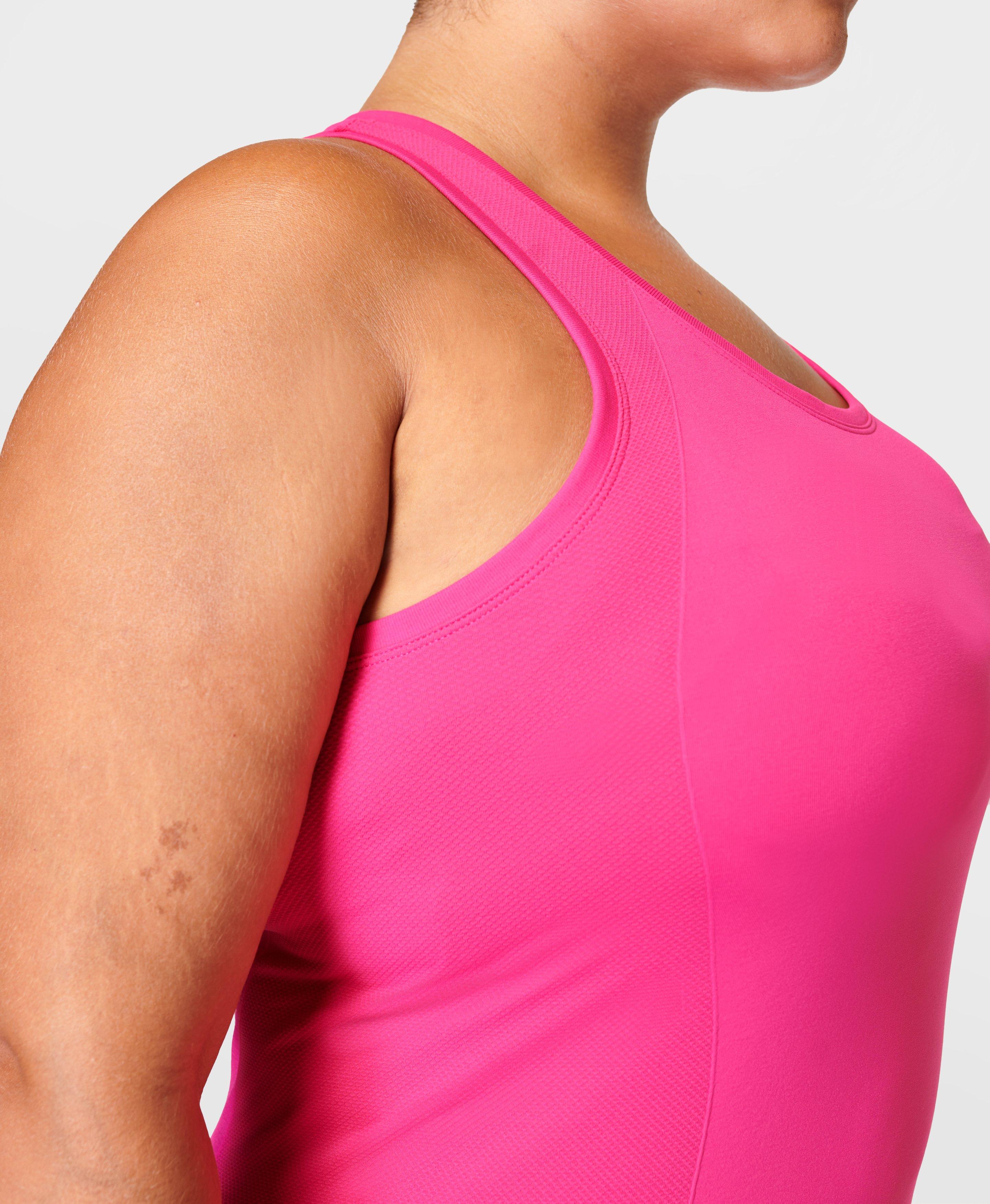 Athlete Seamless Gym Tank - Punk Pink, Women's Tanks