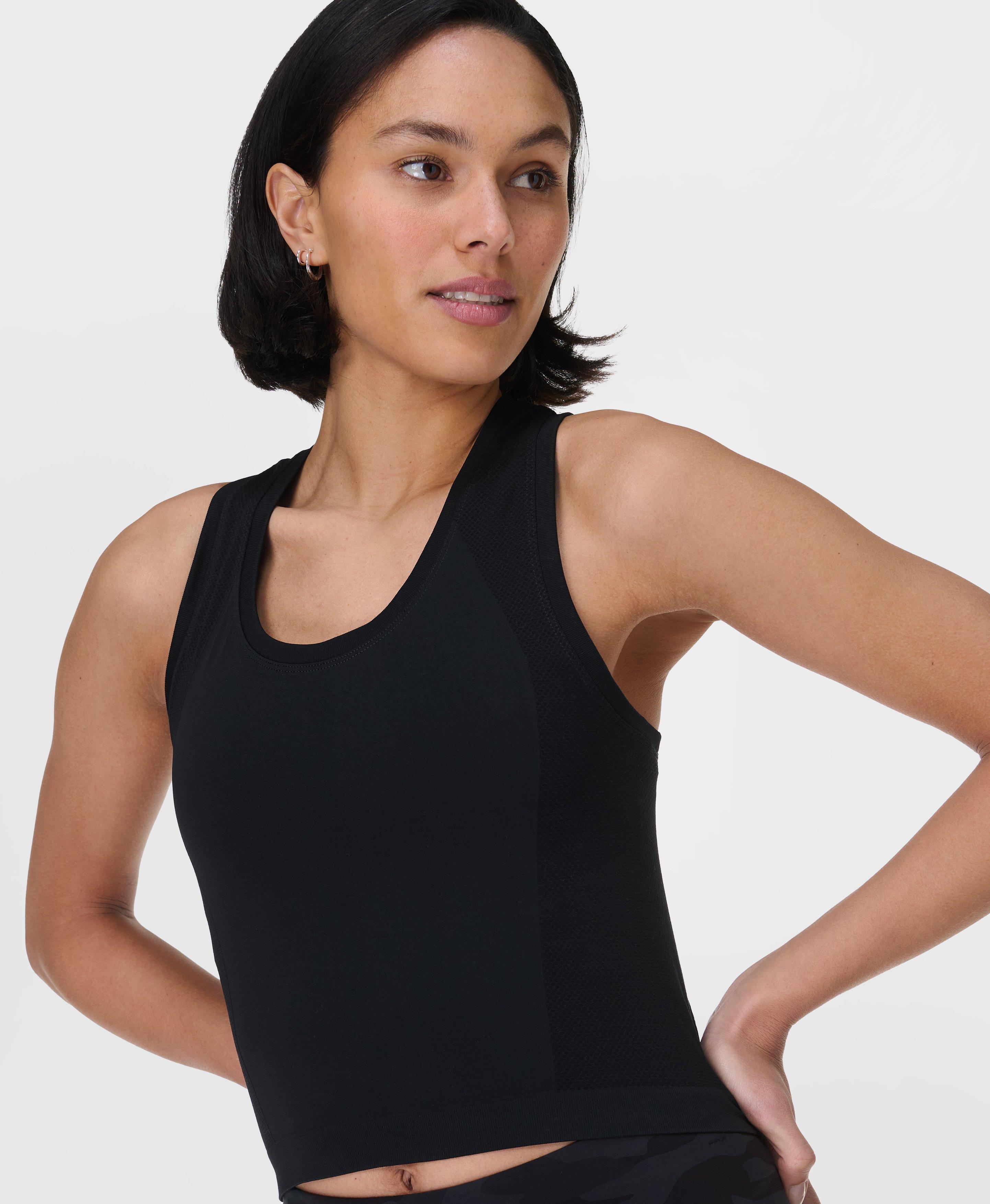 Sweaty Betty seamless sports bra size S Small racerback black NWT