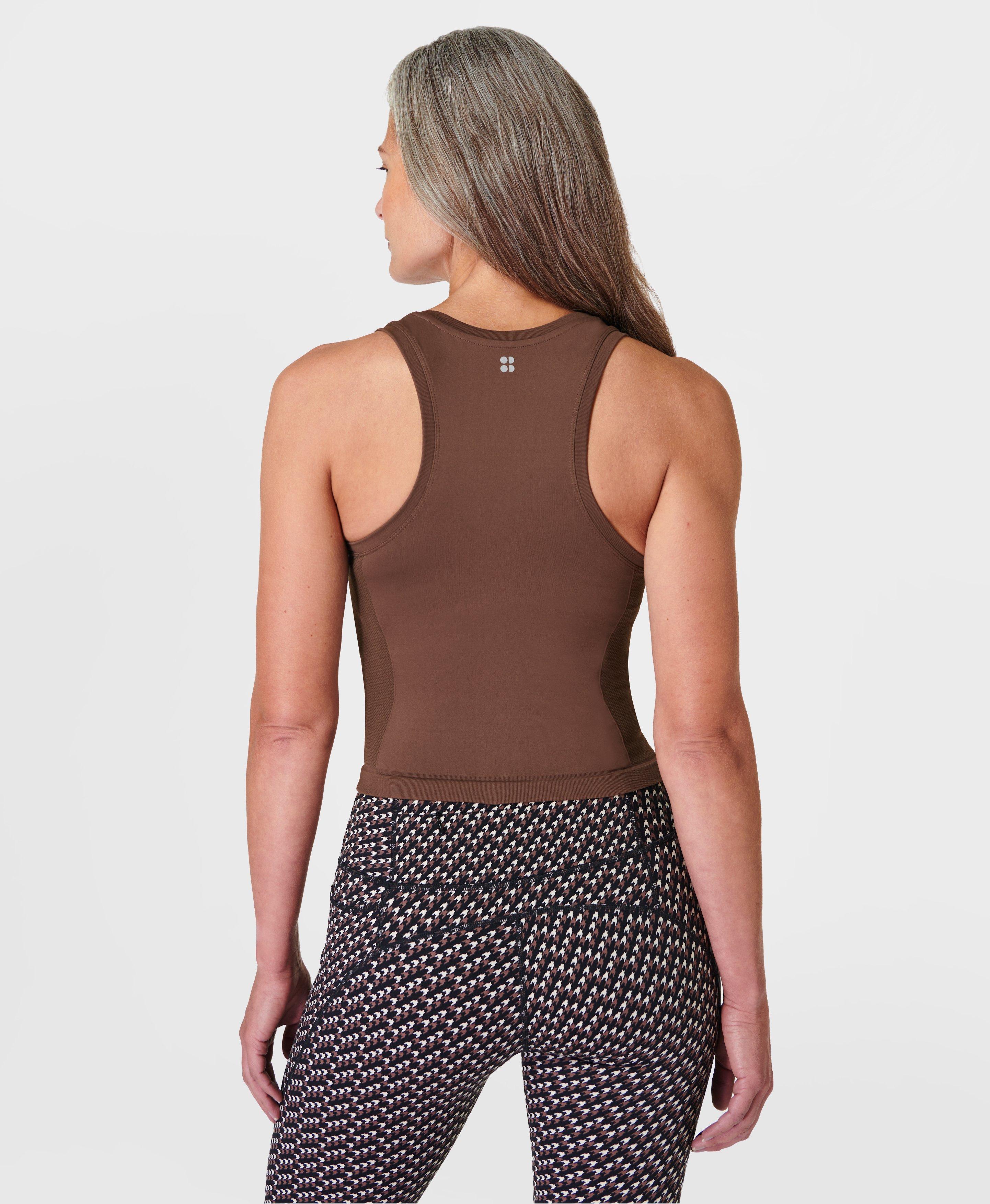 Athlete Crop Seamless Gym Vest