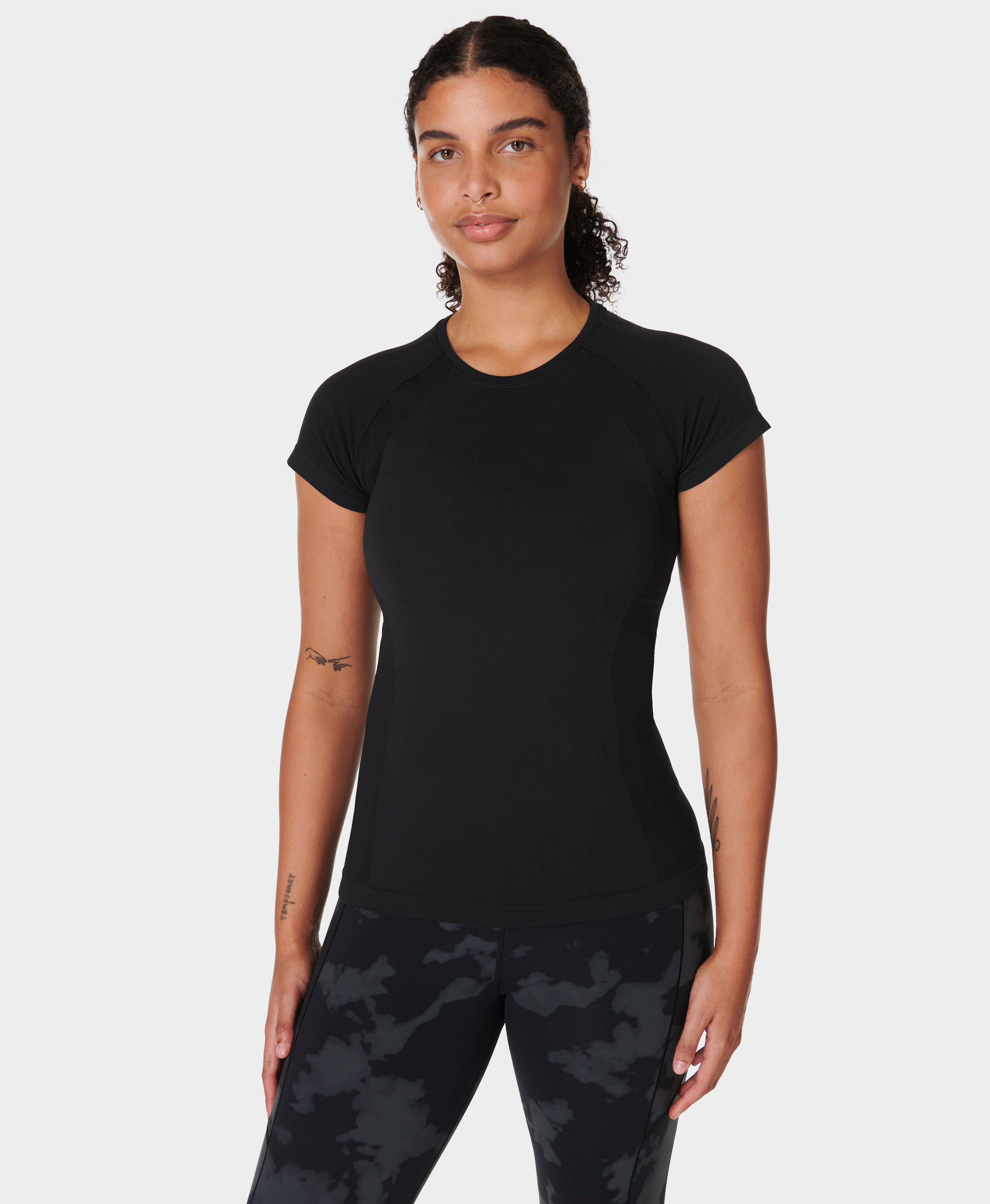 Athlete Seamless Featherweight T-Shirt - Black, Women's T-Shirts