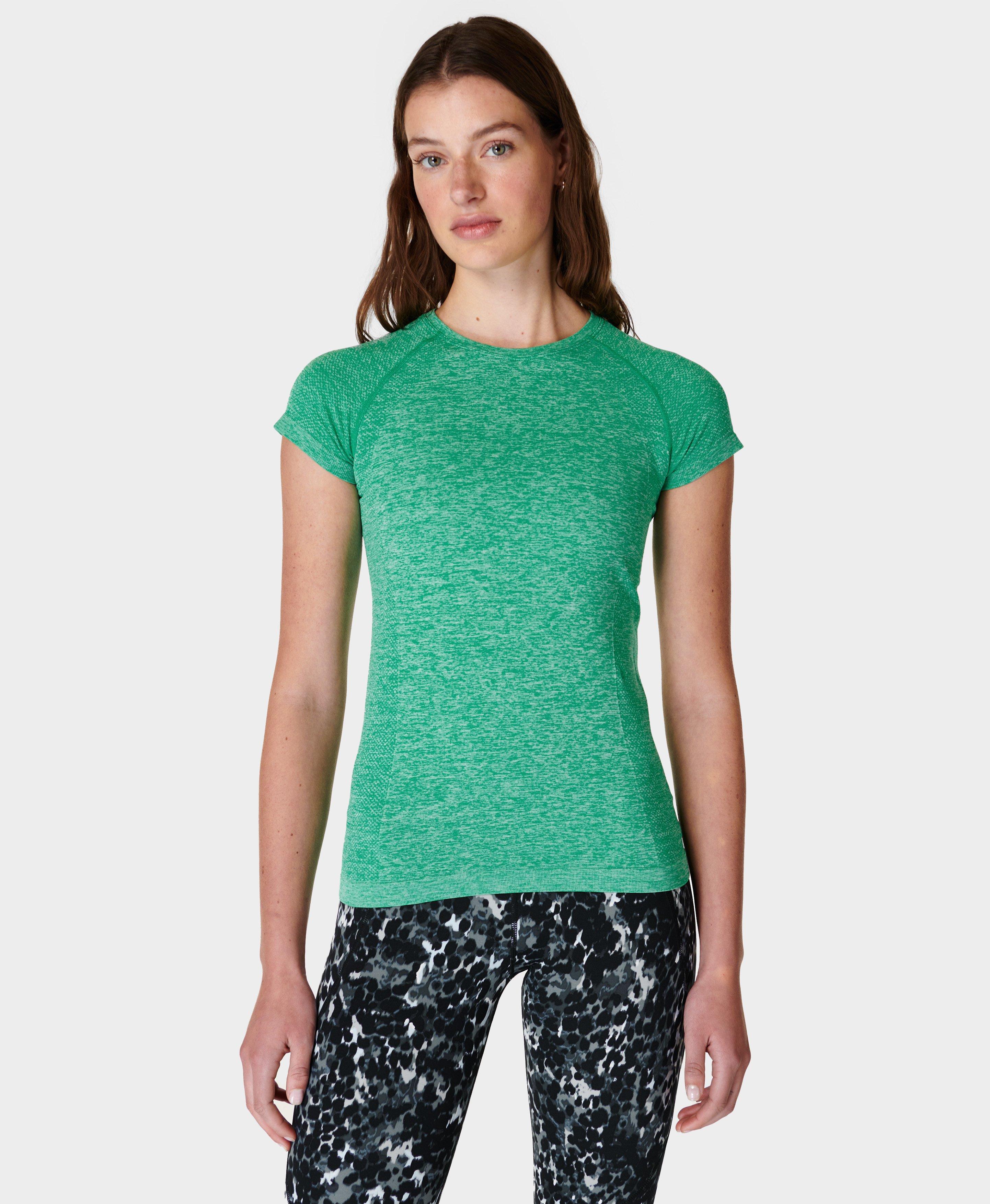 Green hot sale workout shirt