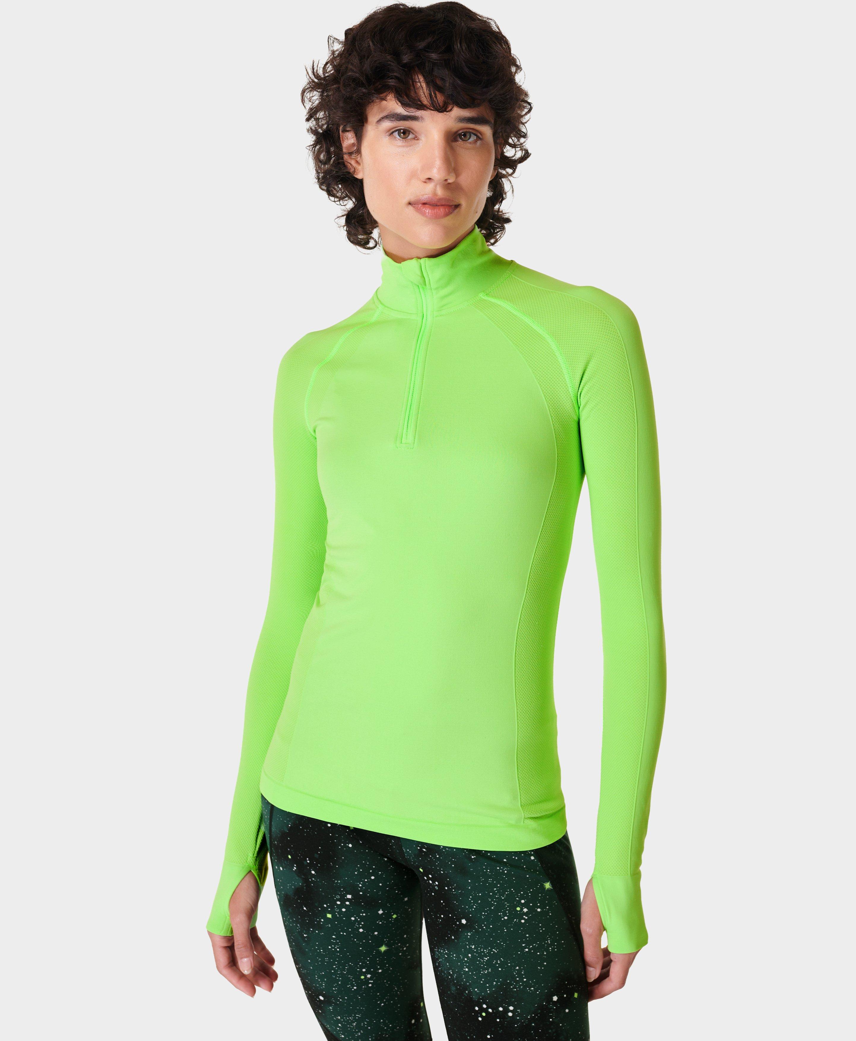 Sweaty Betty Athlete Seamless Half Zip Long Sleeve