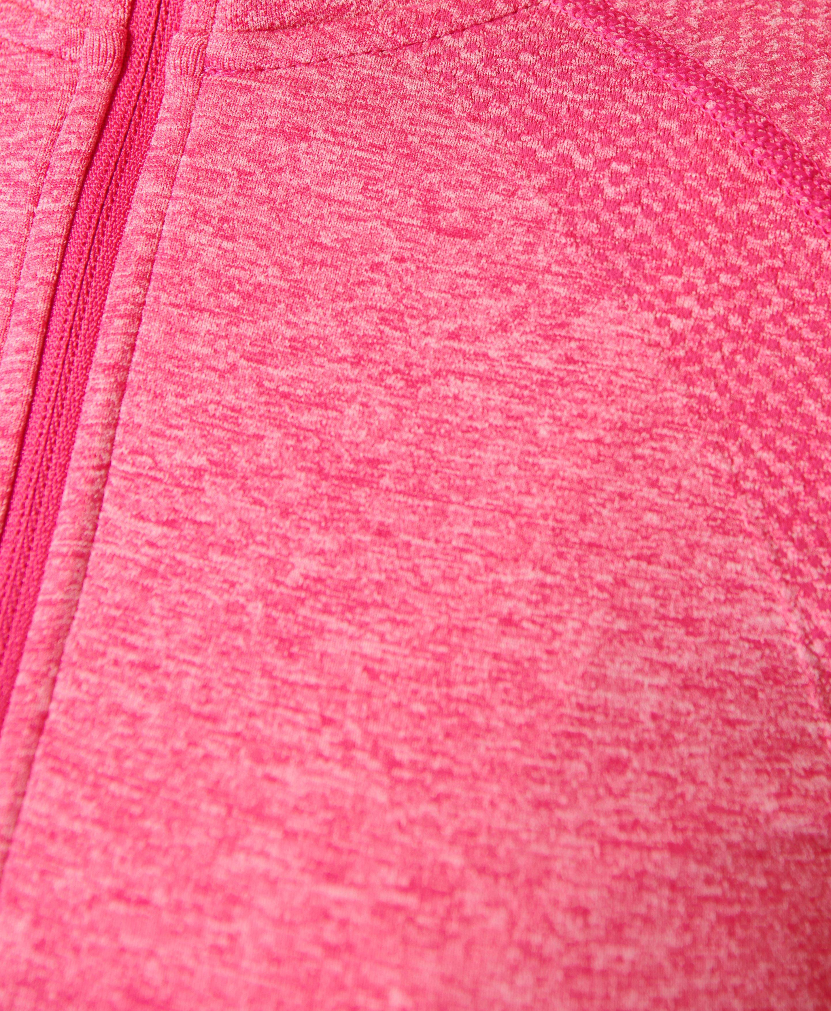 Power Half Zip Workout Top- pinktexturecamoprint, Women's Base Layers &  Long Sleeve Tops