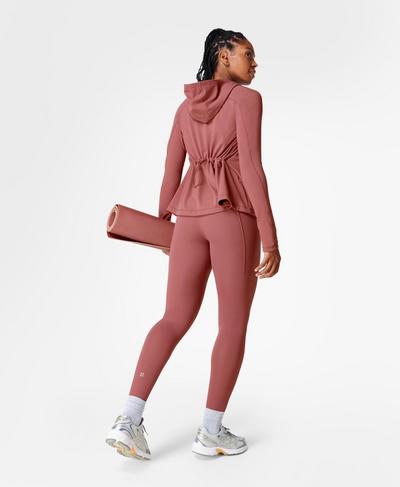 Super Soft Workout Zip Up , Plum Pink | Sweaty Betty