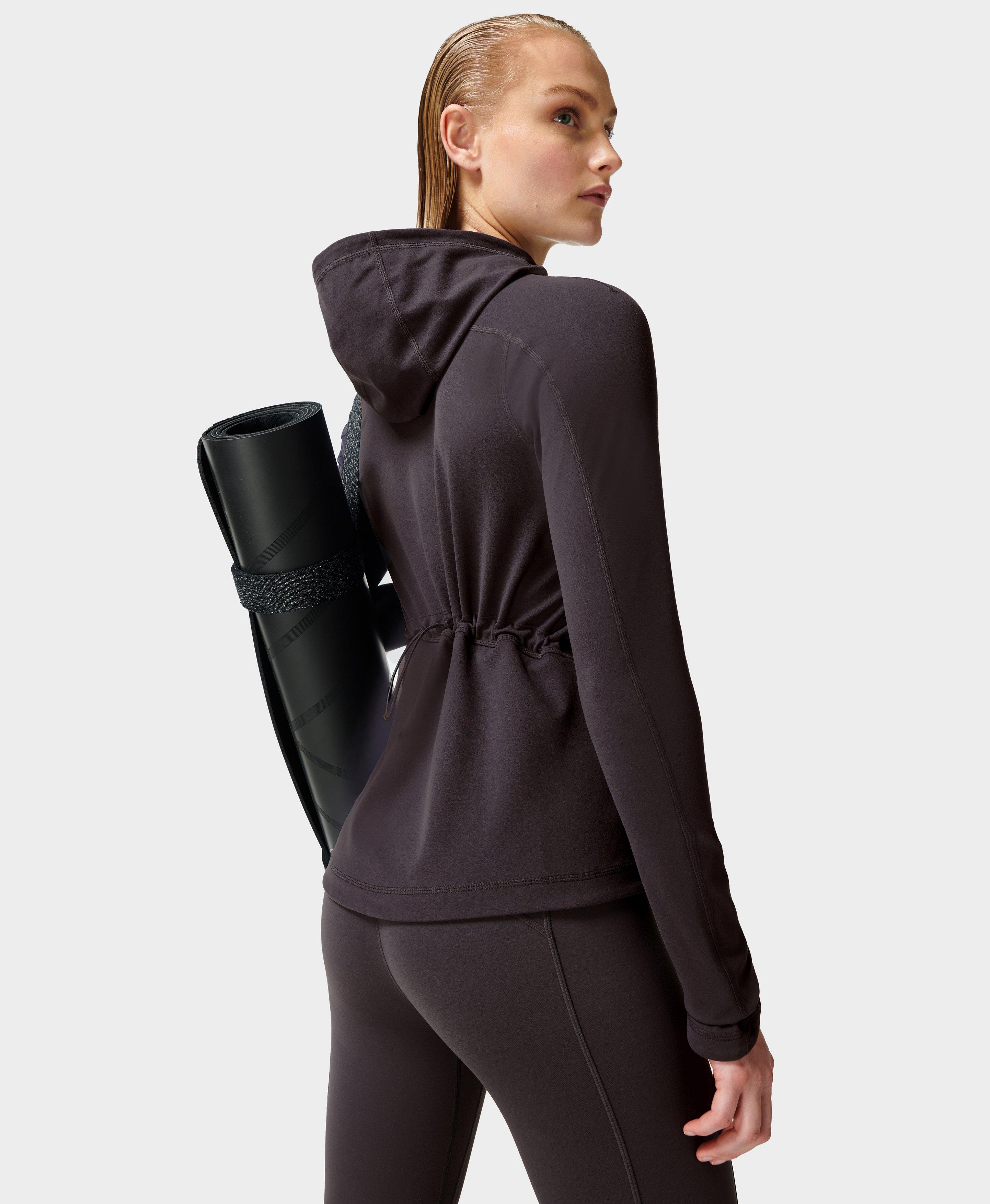 Super Soft Gym Zip Up , Urban Grey | Sweaty Betty