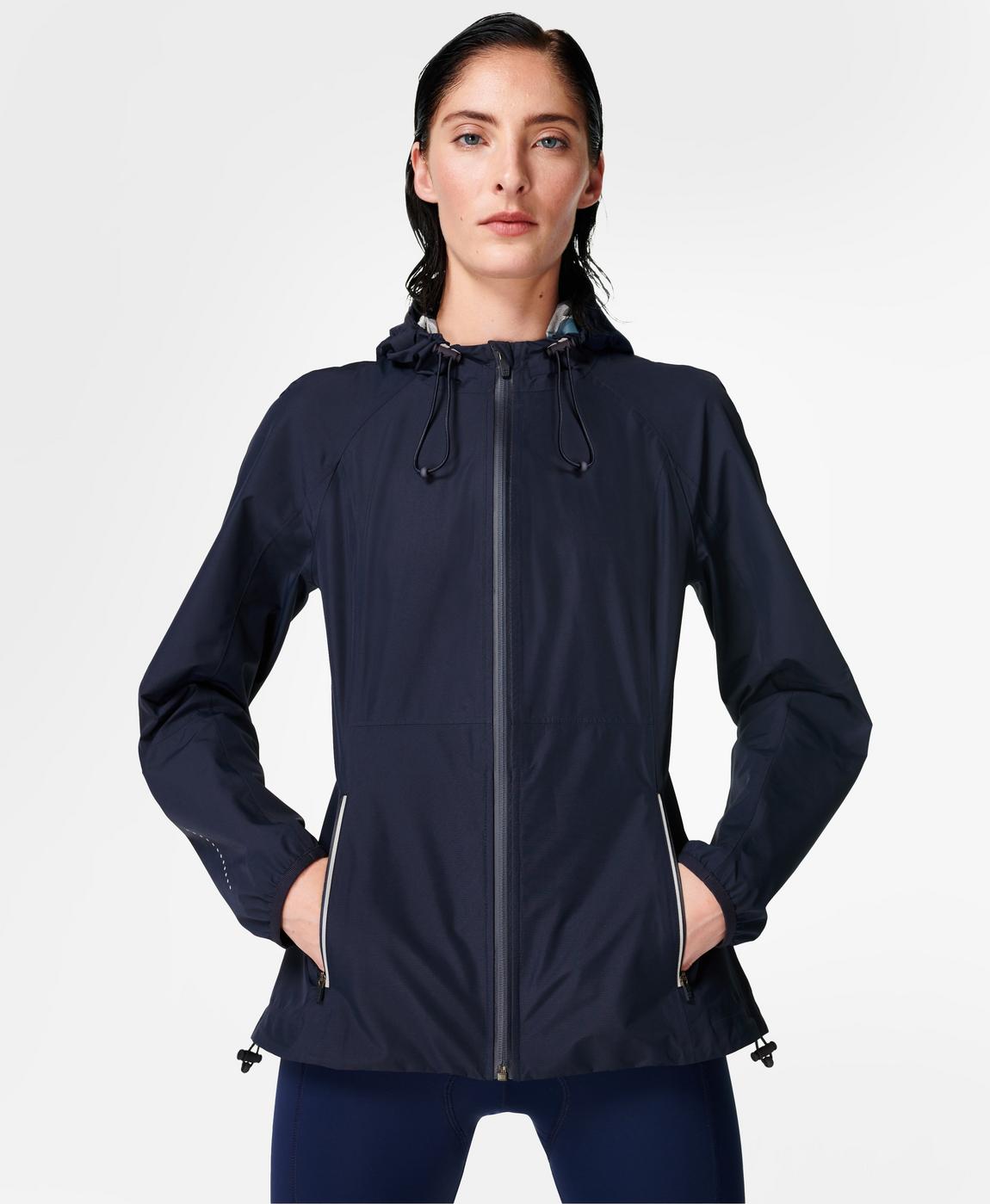 Commuter Waterproof Cycling Jacket- navyblue | Women's Jackets & Coats ...