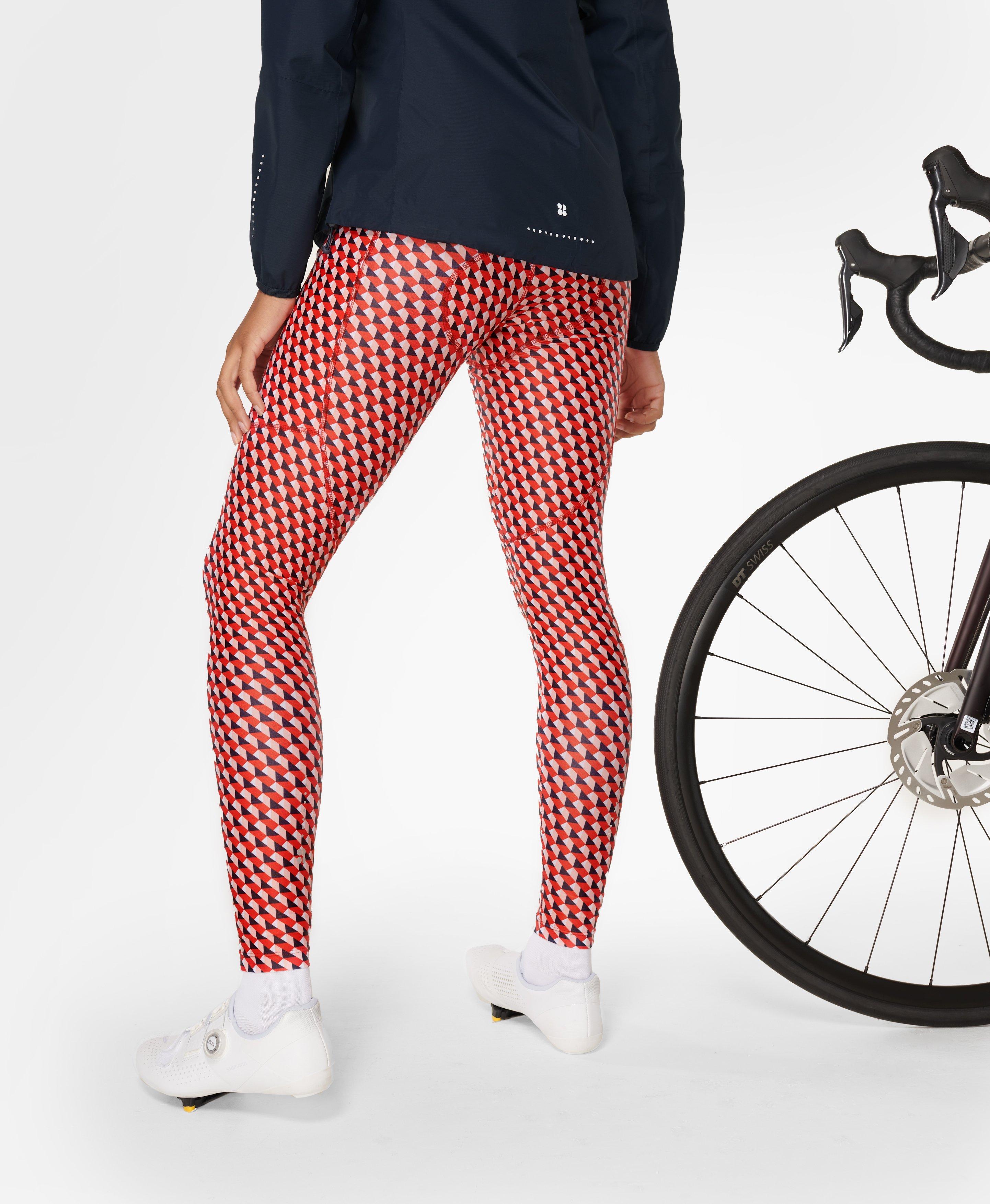 Womens cycling leggings padded clearance