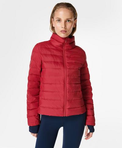 Pathfinder Packable Jacket, Vine Red | Sweaty Betty