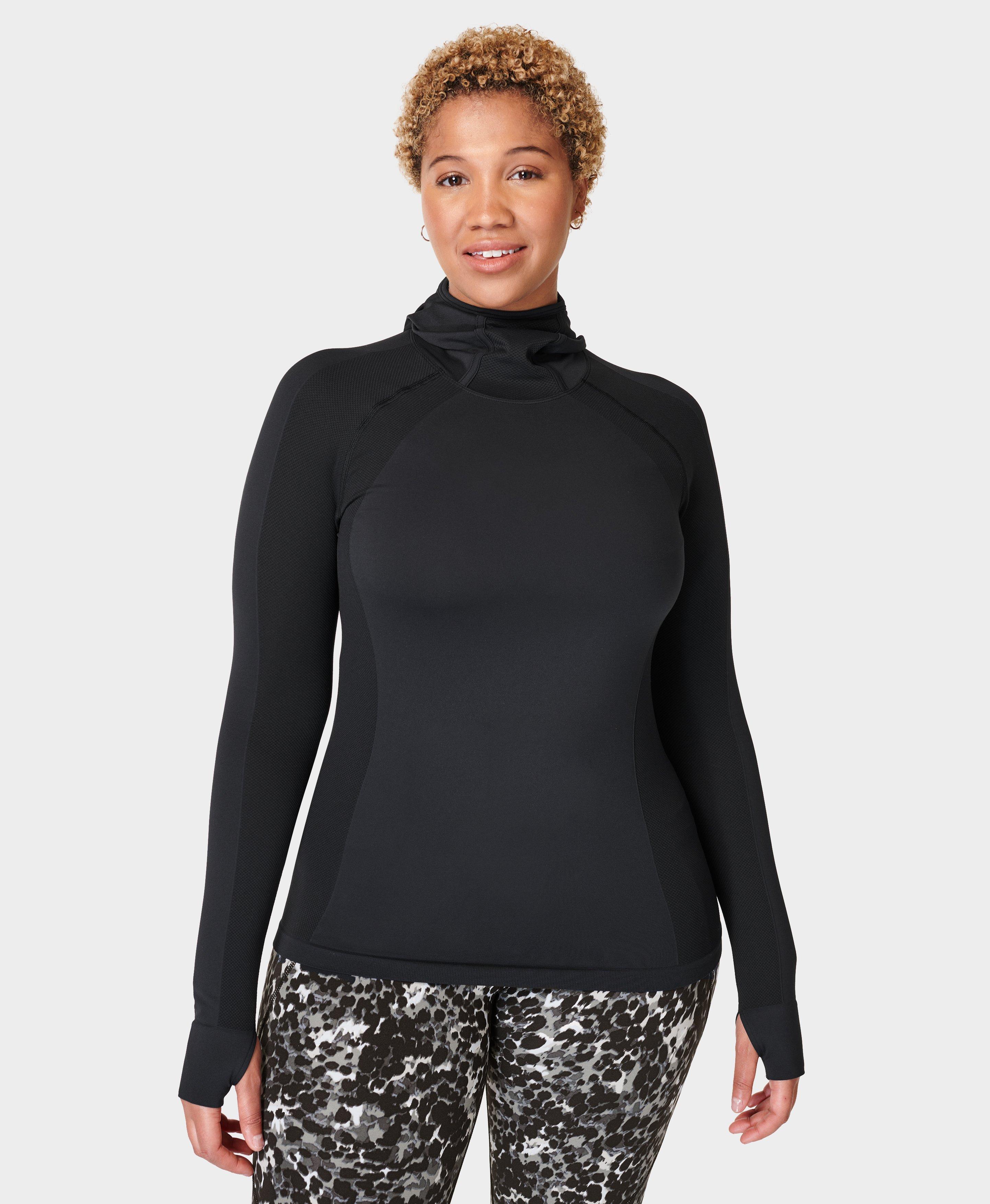 Athlete Hooded Long Sleeve Top