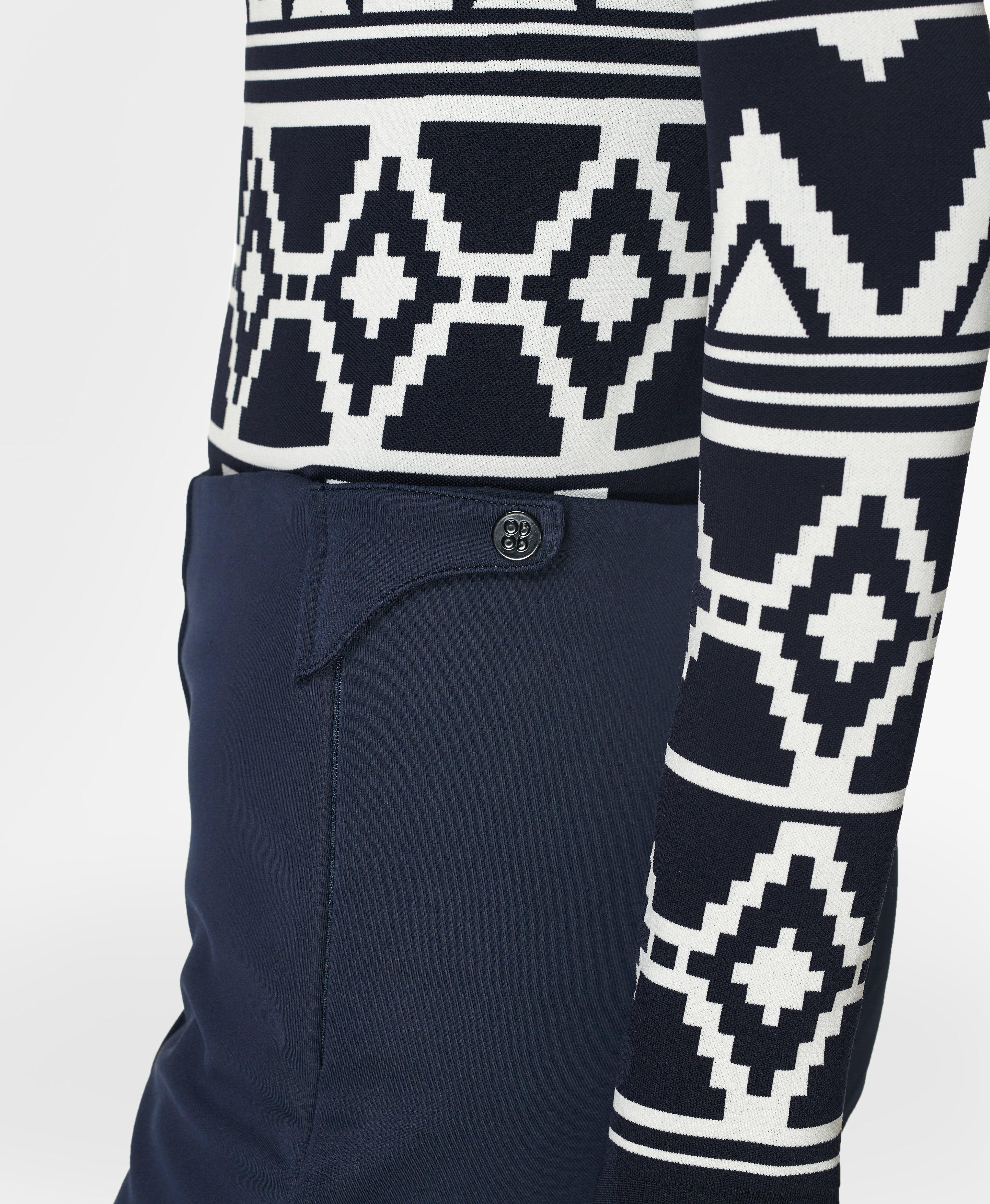 Off Piste Stirrup Ski Pants - Navy Blue