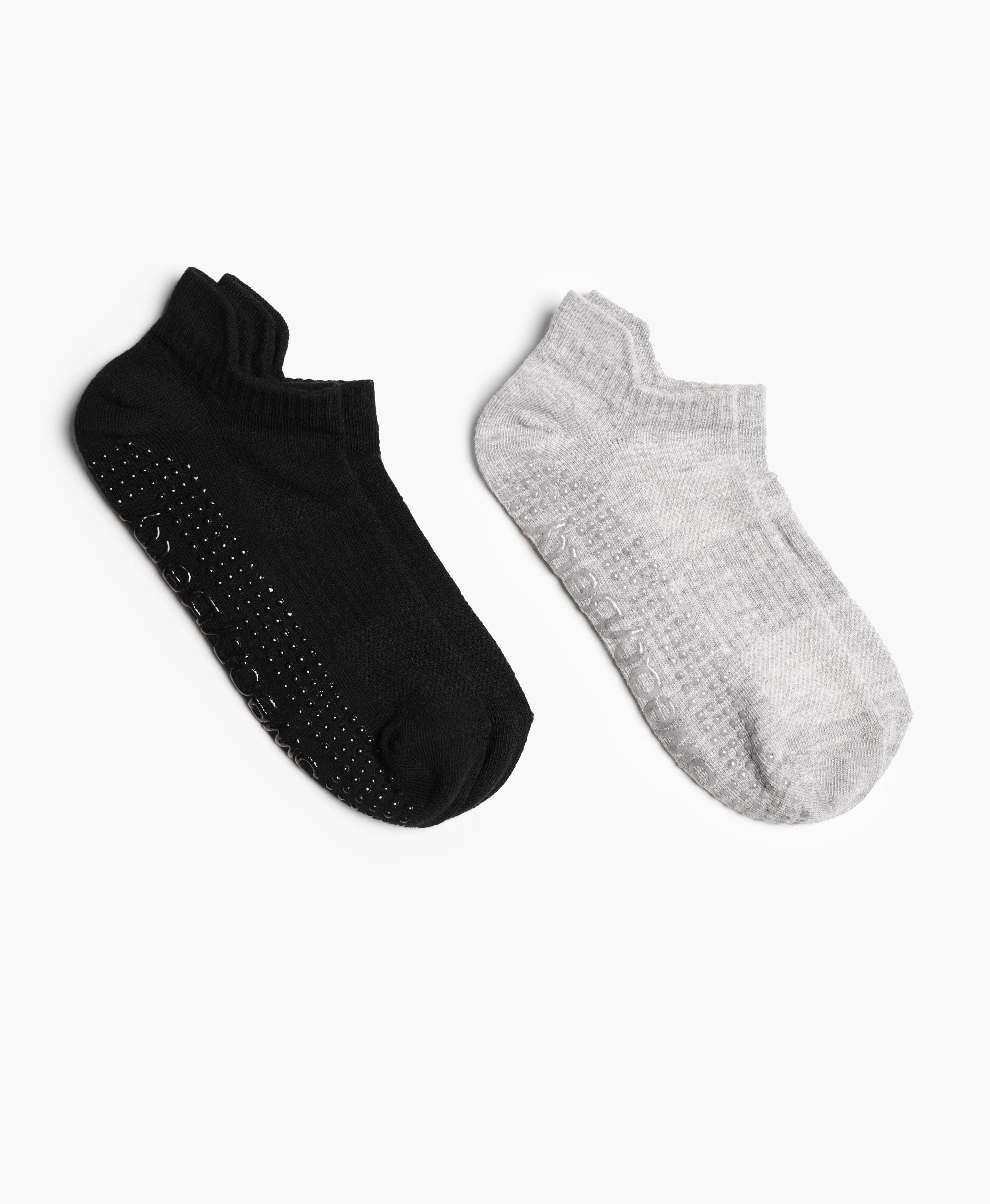 Barre Gripper Socks 2 Pack Black Women's Sports Socks Sweaty Betty