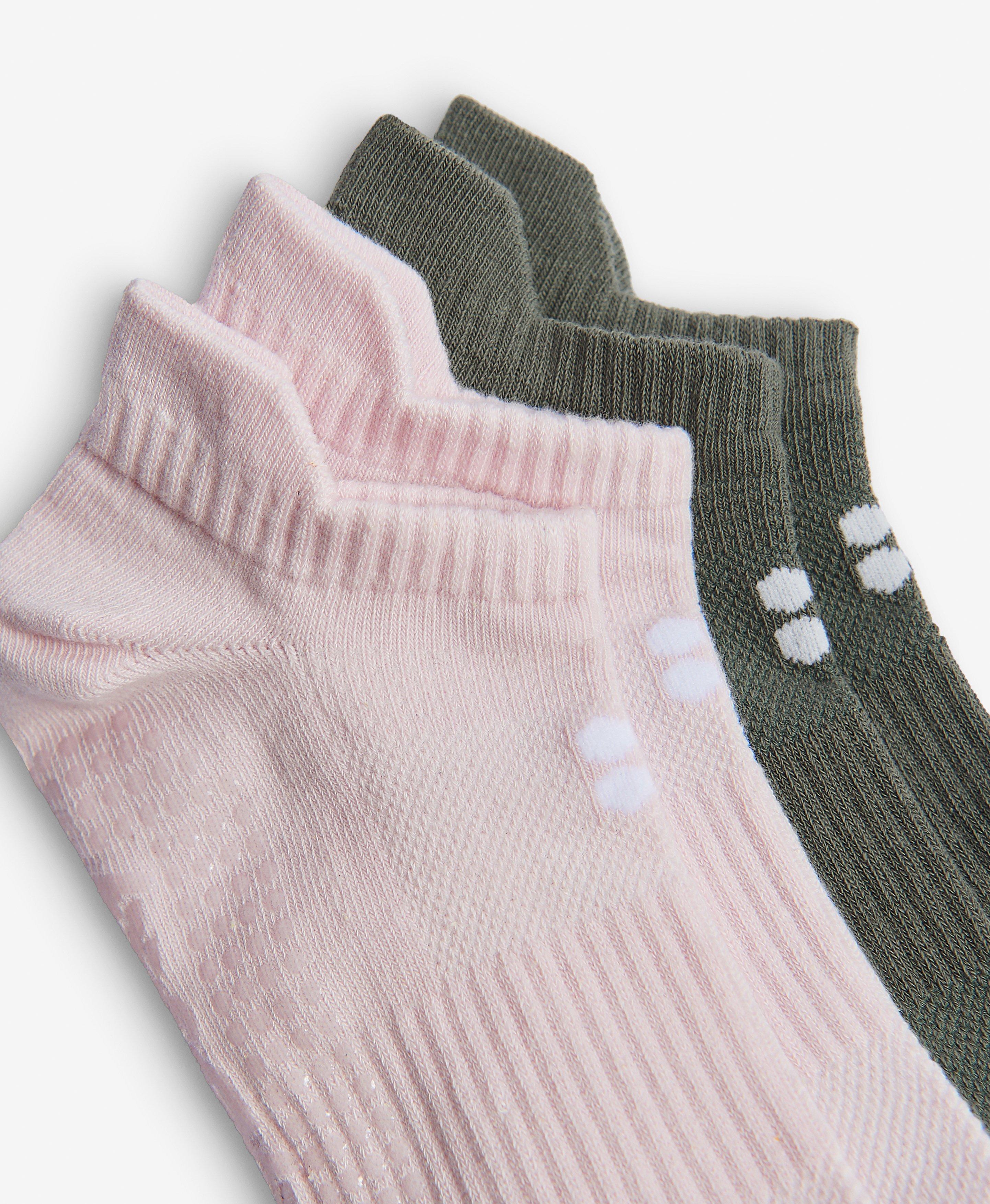 Barre Gripper Socks 2 Pack Repose Pink Women s Sports Socks Sweaty Betty