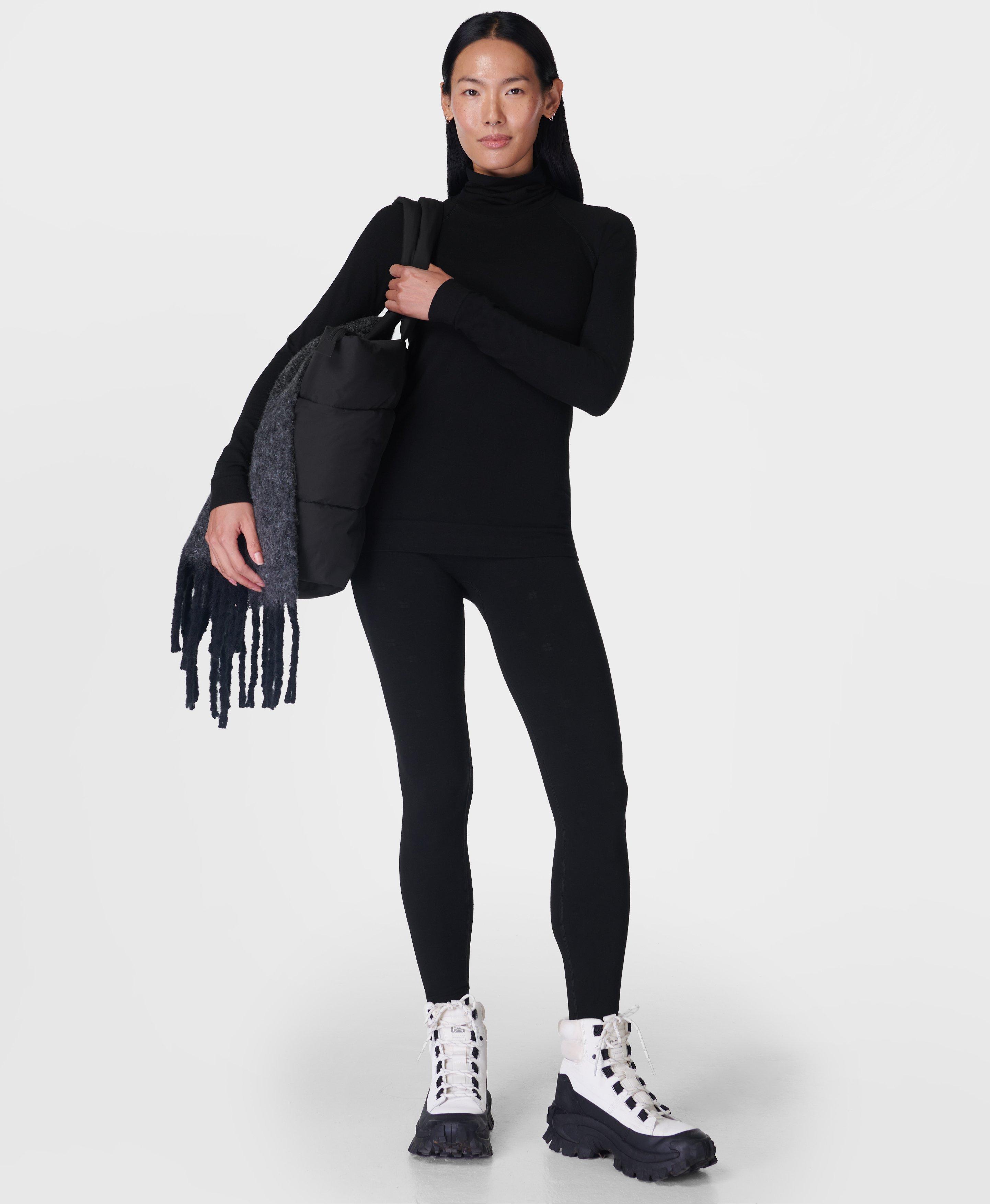 Sweaty Betty Ski Base Layer Leggings, Black at John Lewis & Partners