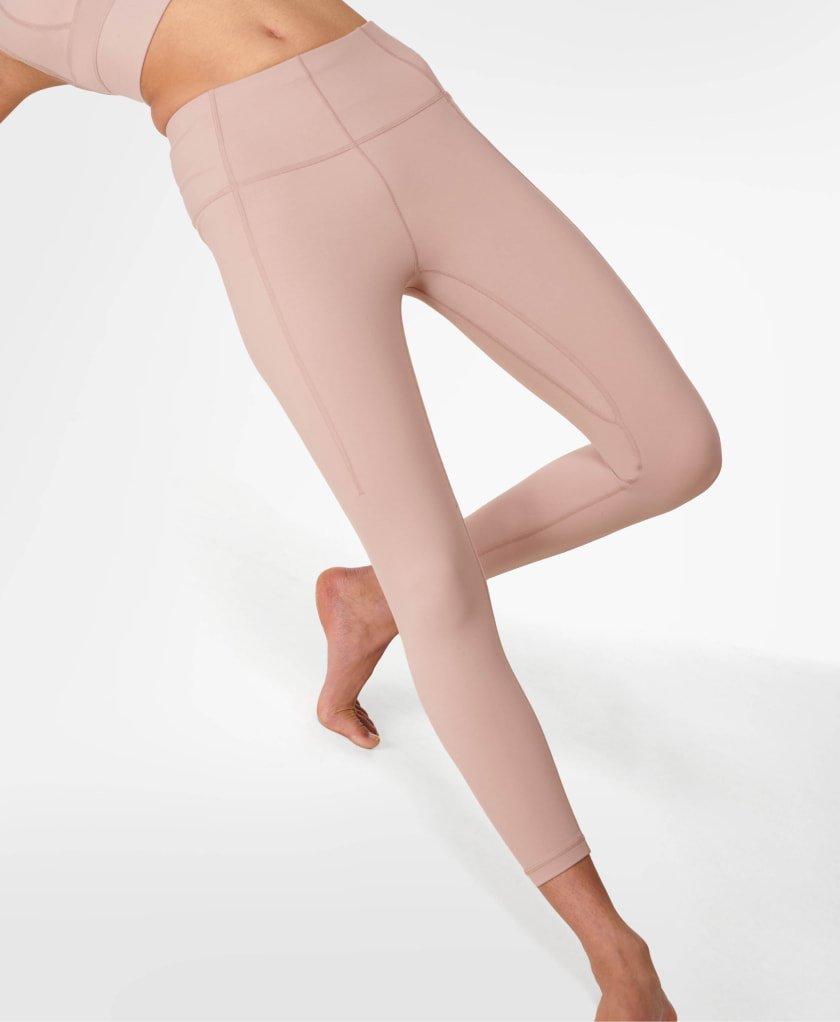 Super Soft 7/8 Yoga Leggings- ashpink, Women's Leggings