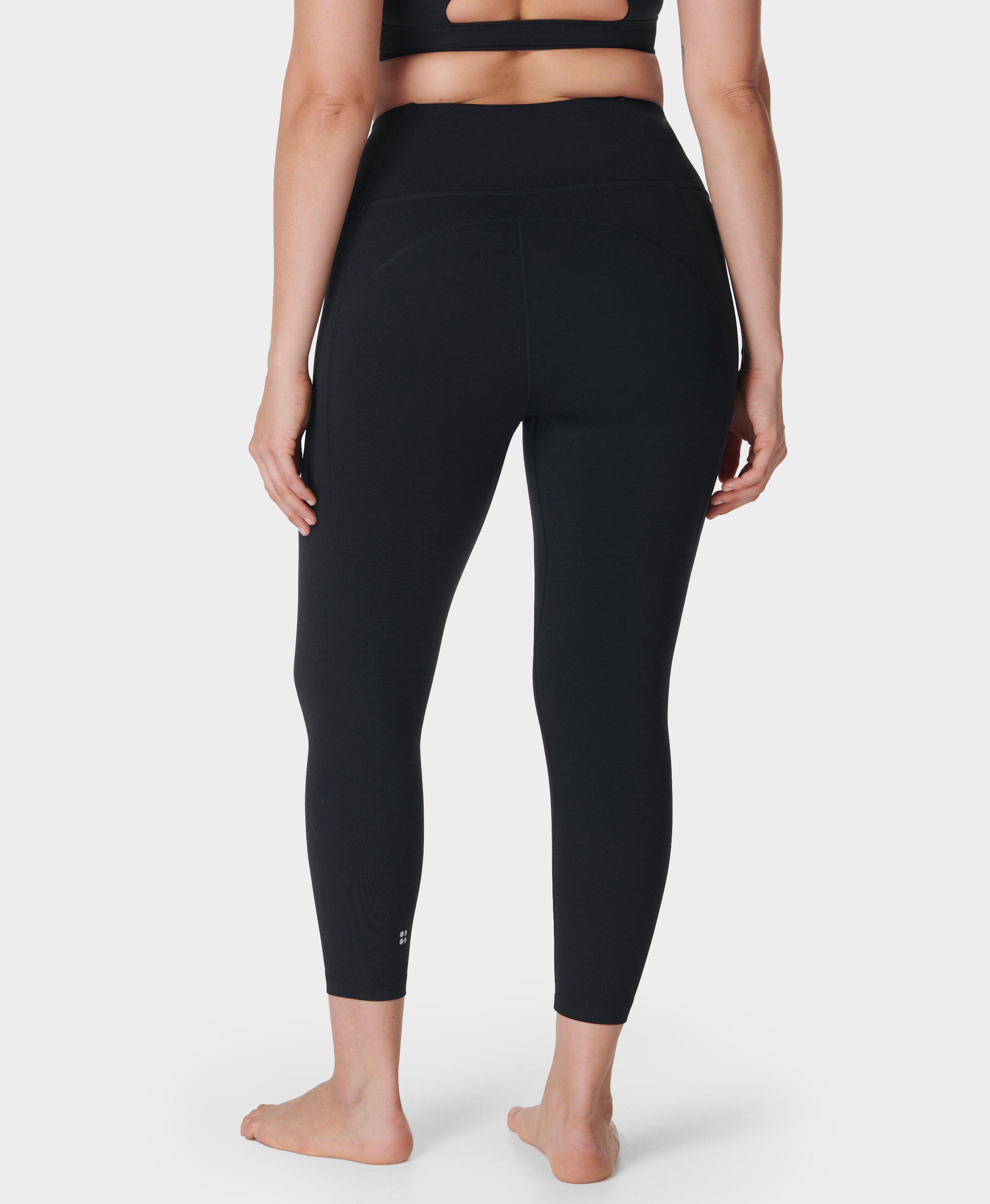 Super Soft 7/8 Yoga Leggings - Black, Women's Leggings