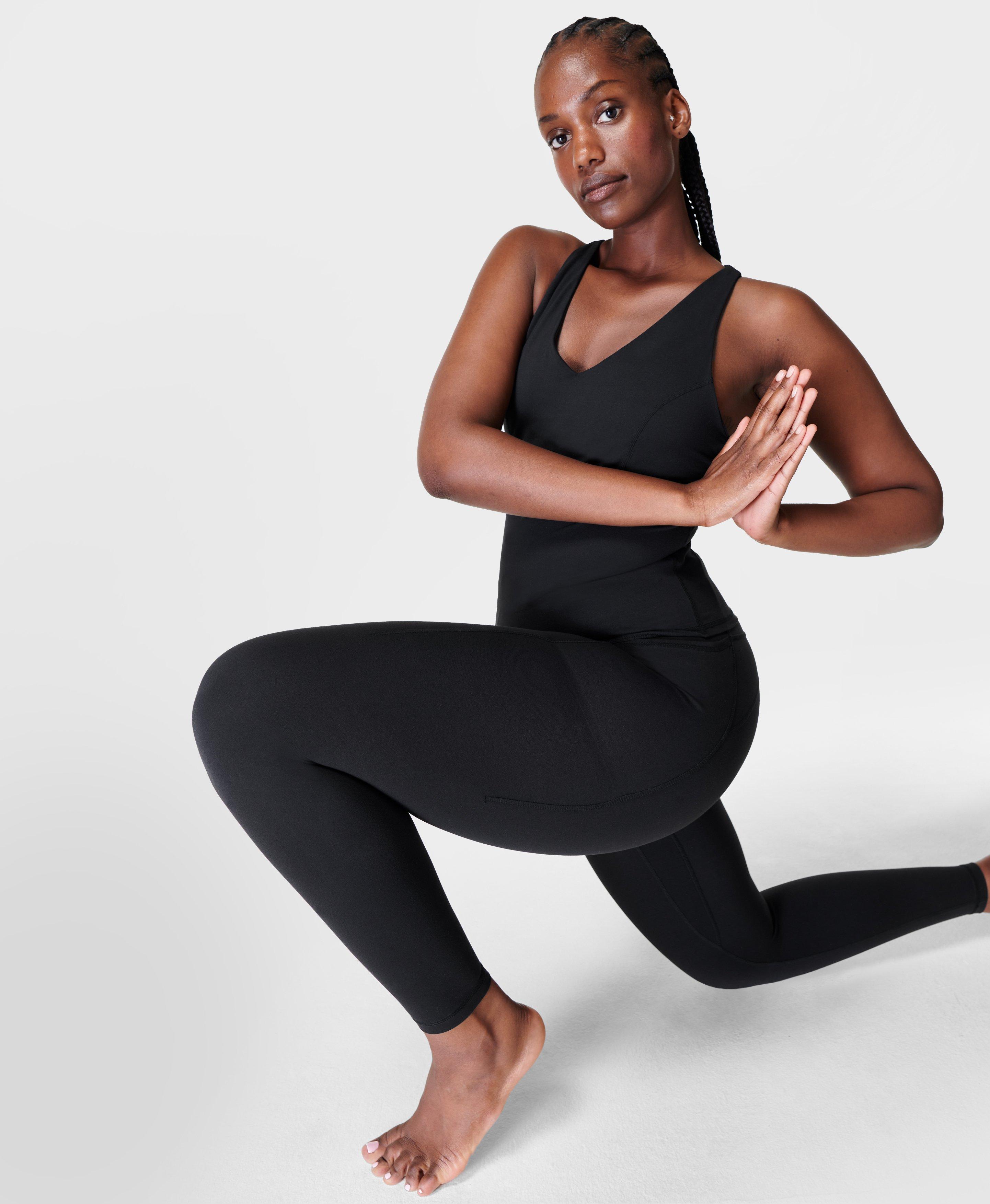 YUHAOTIN Yoga Trousers for Women UK Womens Mid Waist Yoga Leggings