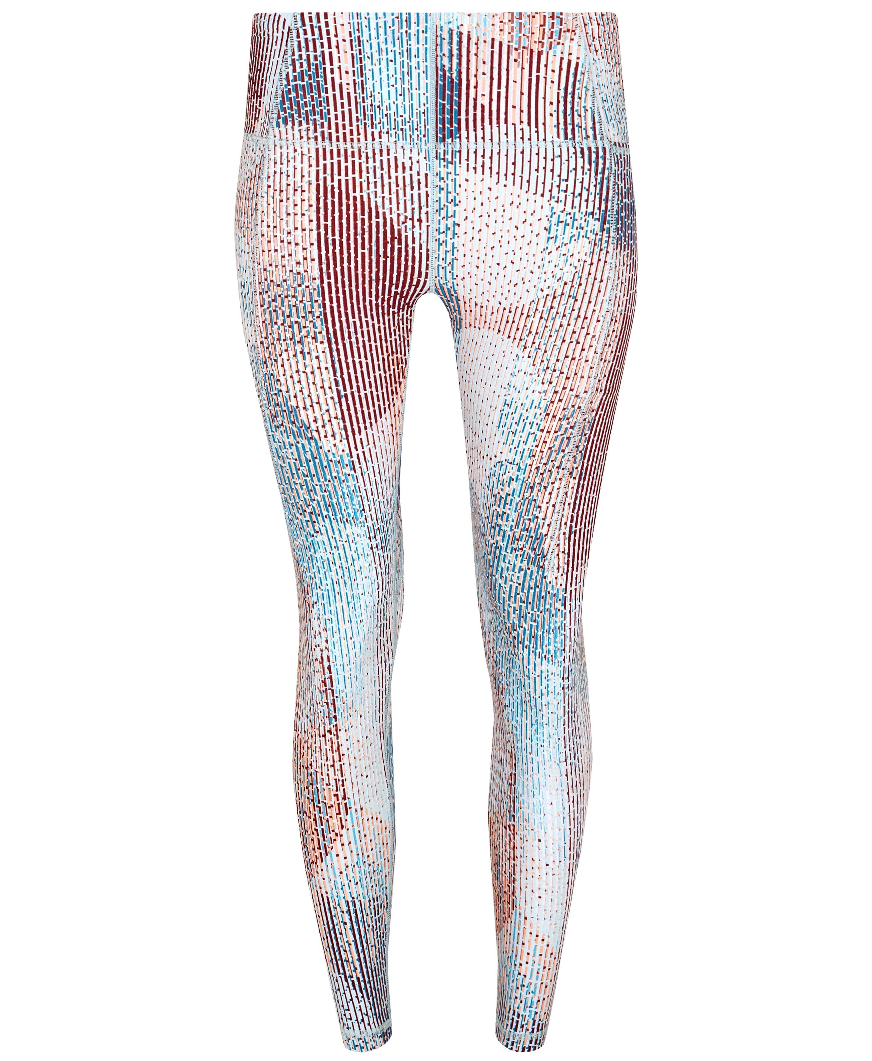 Super Soft 7/8 Yoga Leggings - Blue Marble Speckle Print, Women's Leggings