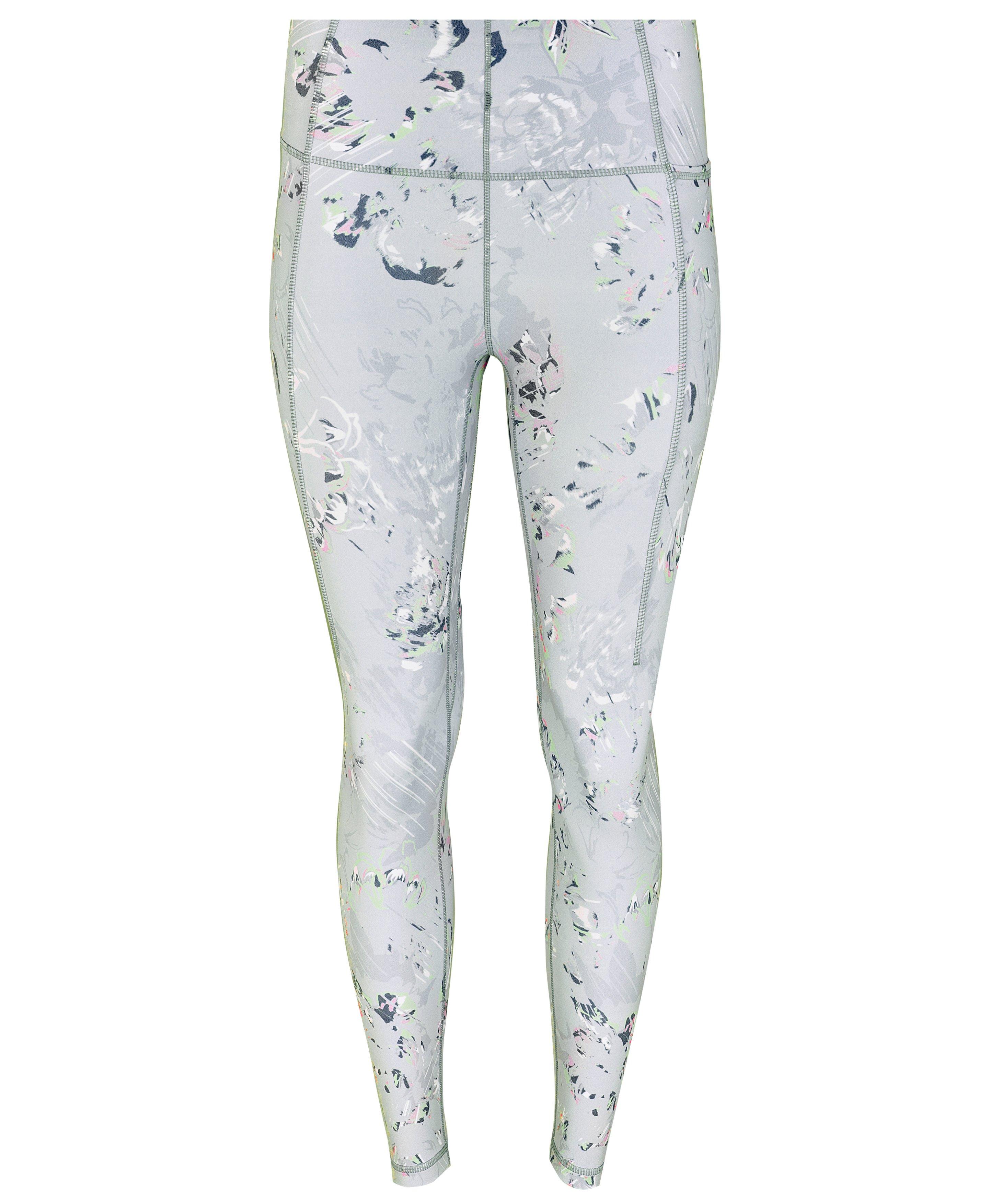 Black & White Floral Yoga Pants – Awake & Aware