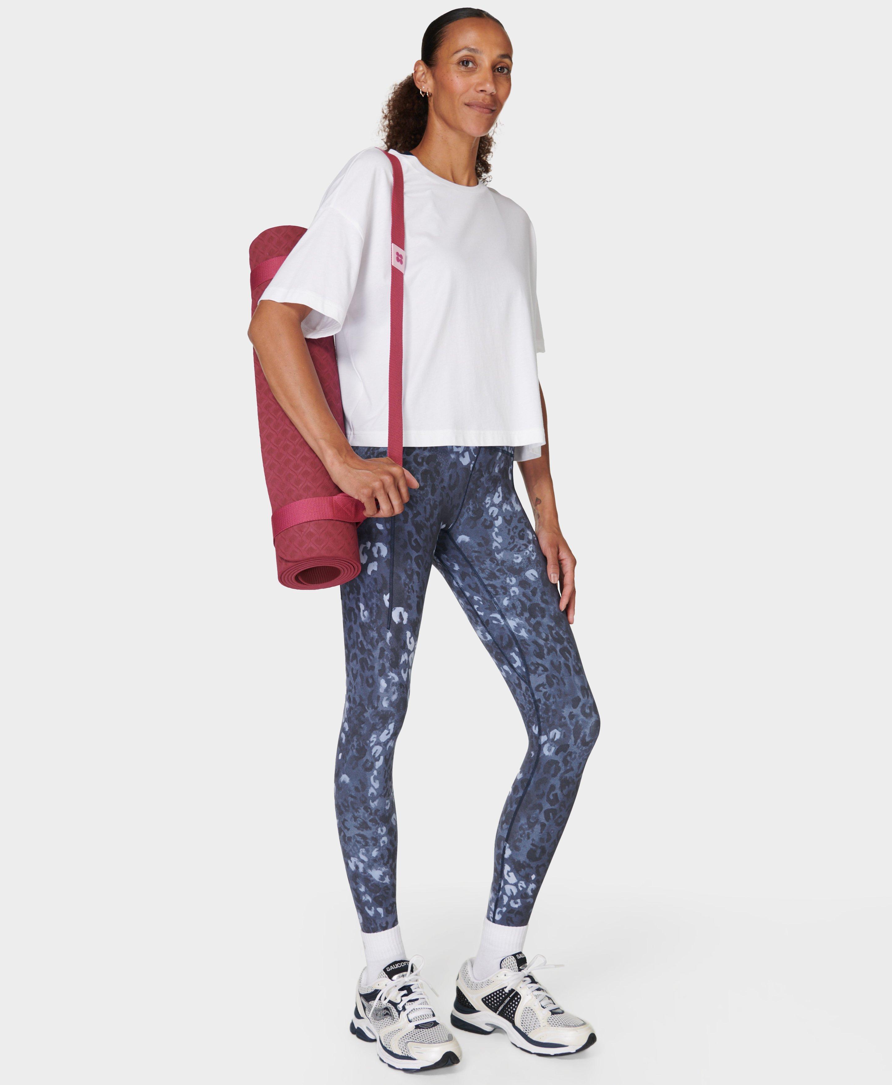 Blue hotsell leopard leggings