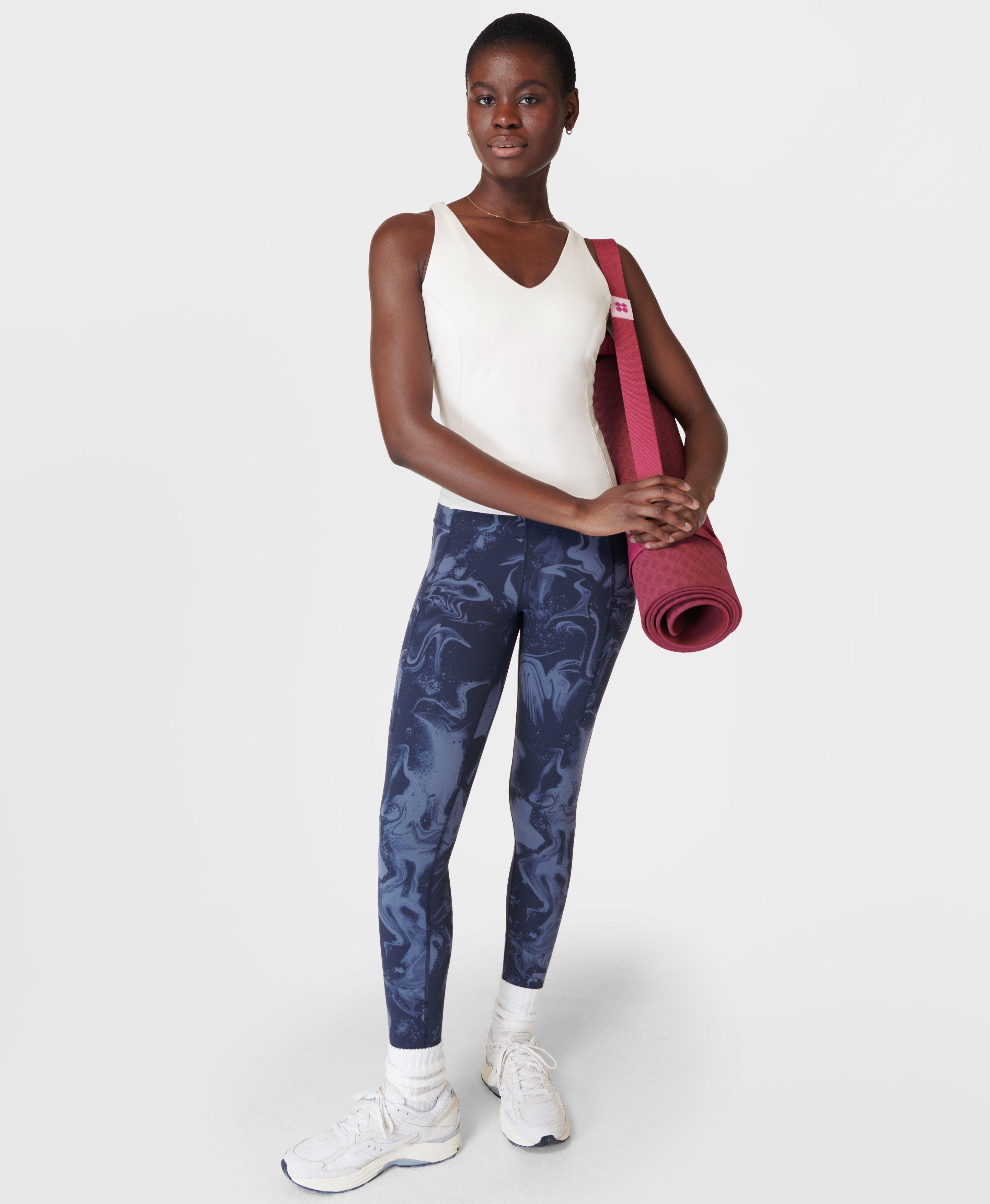 Sweaty Betty Super Soft Yoga Leggings, Agate Blue, XXS