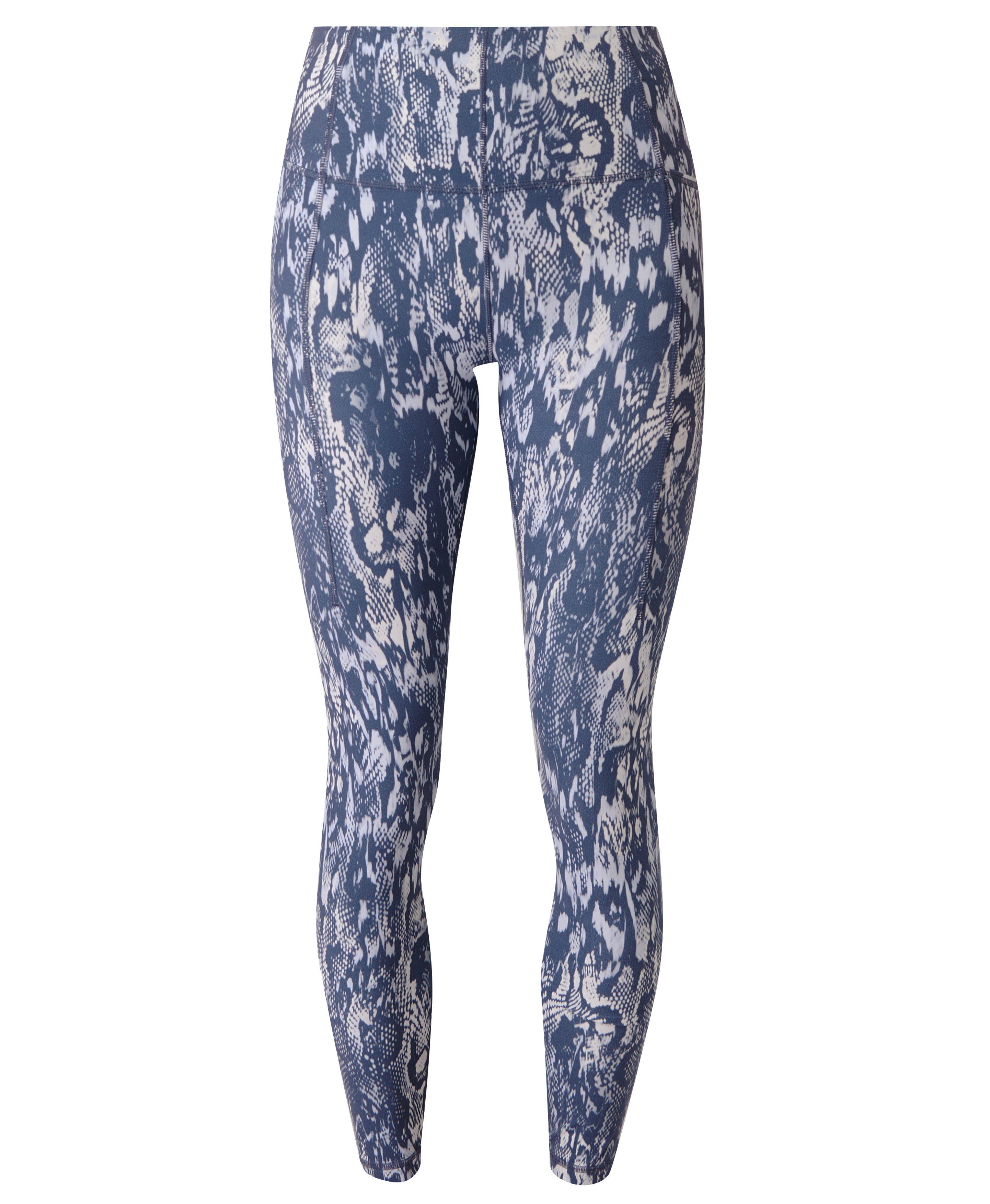 Kundalini Classics Perfect Blue and White Cotton Tie Dye Leggings – White  Snake Yoga