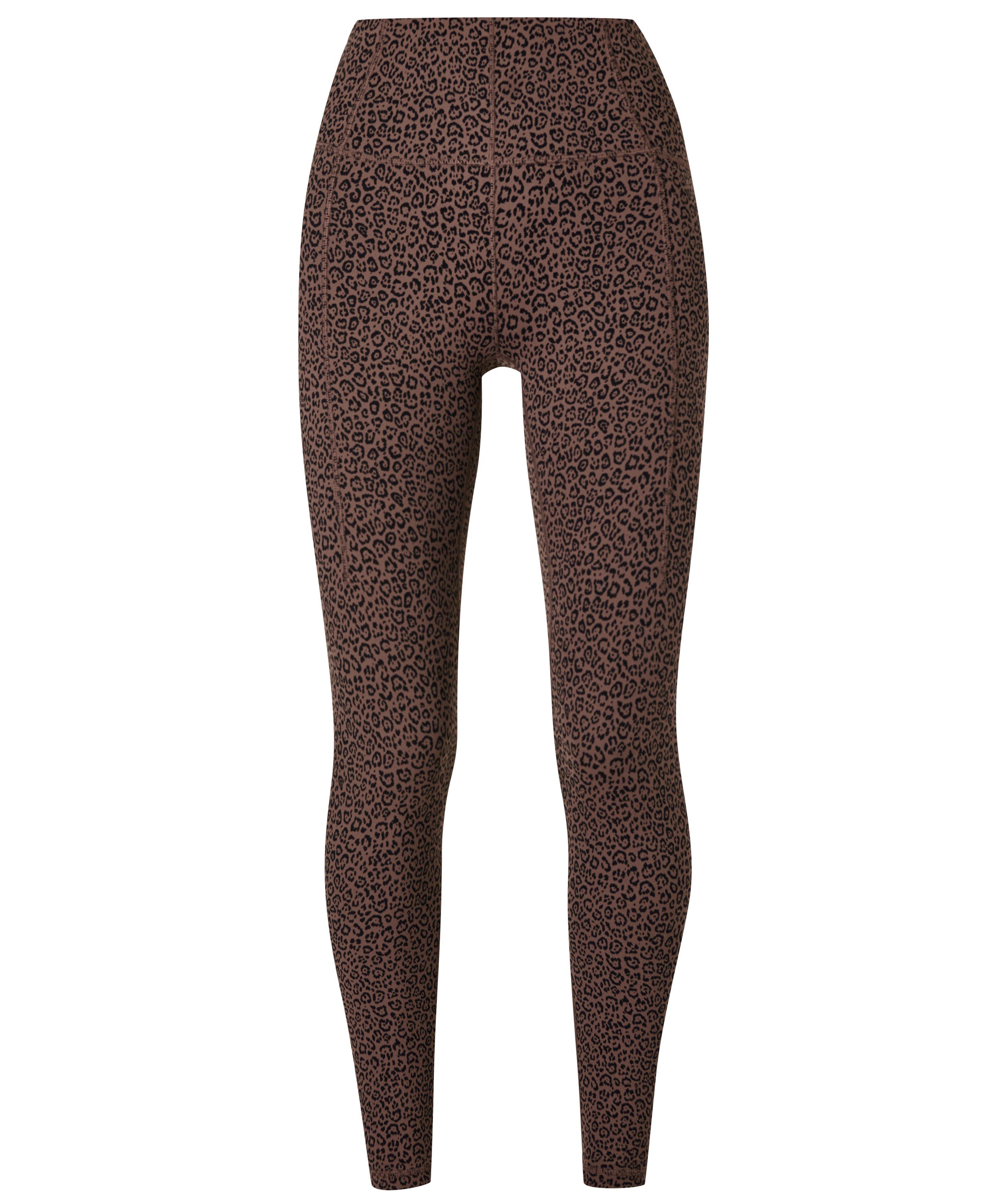 Core 10 Leopard Print Multi Color Brown Active Pants Size L - 67