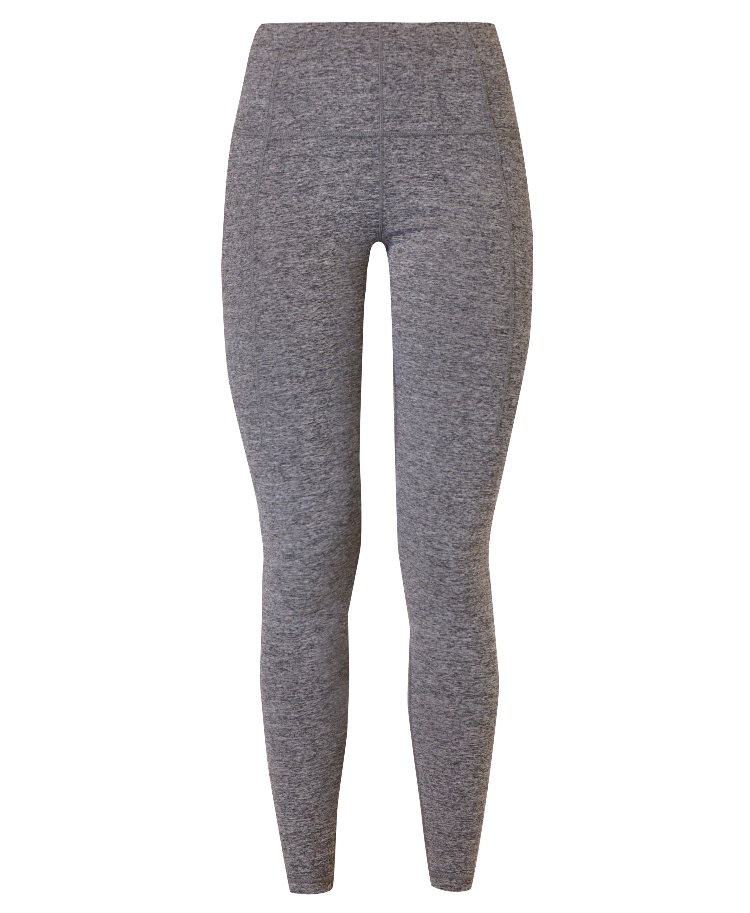 Cotton Fitness Leggings Salto - Mottled Dark Grey - StoresRadar