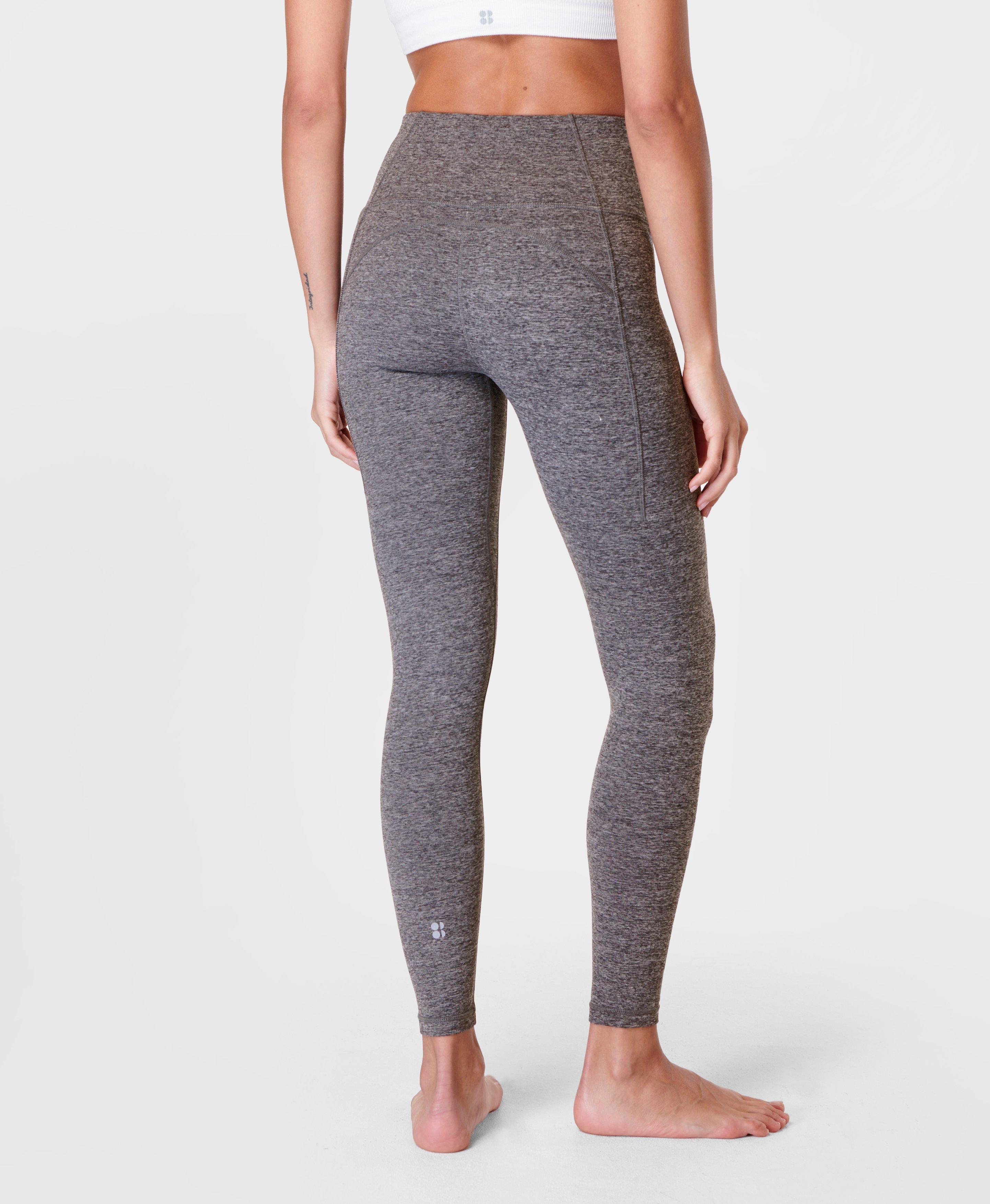 Lyocell-blend leggings - Dark grey marl - Ladies