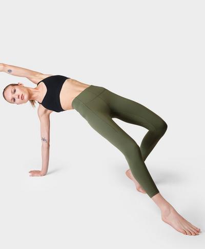 Super Soft 7/8 Yoga Leggings, Ivy Green | Sweaty Betty