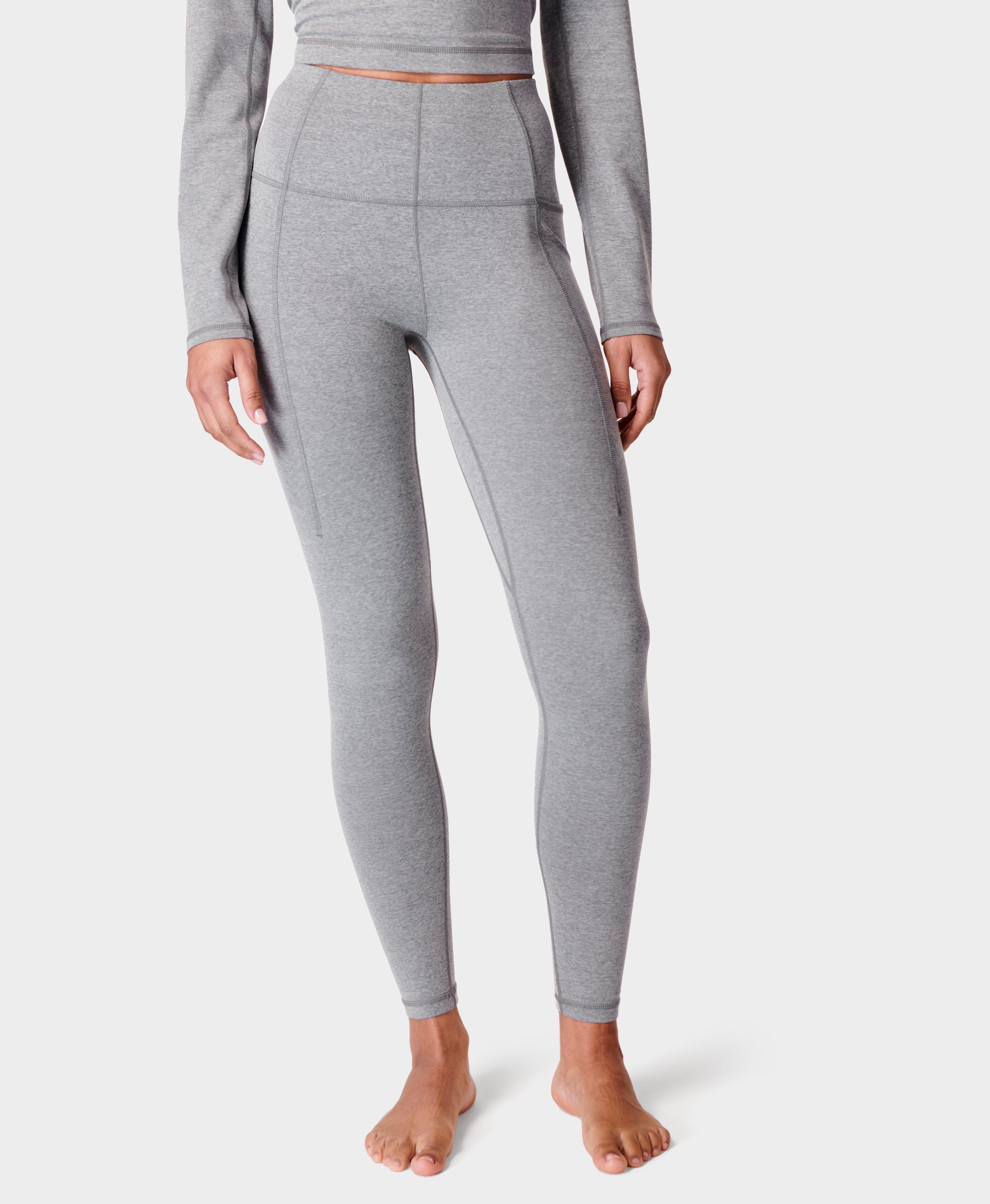 Buy Sweaty Betty Medium Grey Marl Super Soft Flare 30 Yoga Trousers from  Next USA