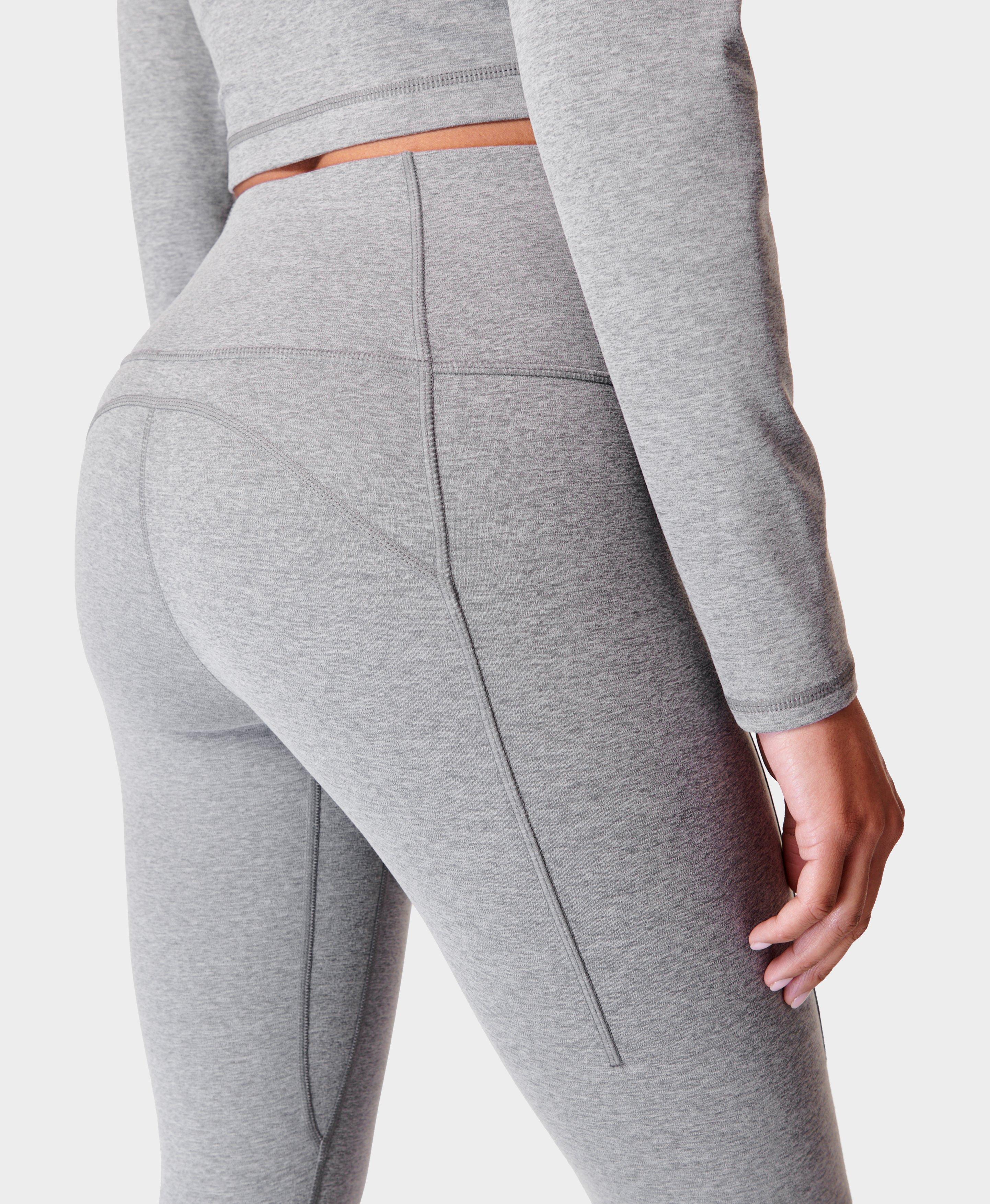 Super Soft Yoga Leggings - Medium Grey Marl