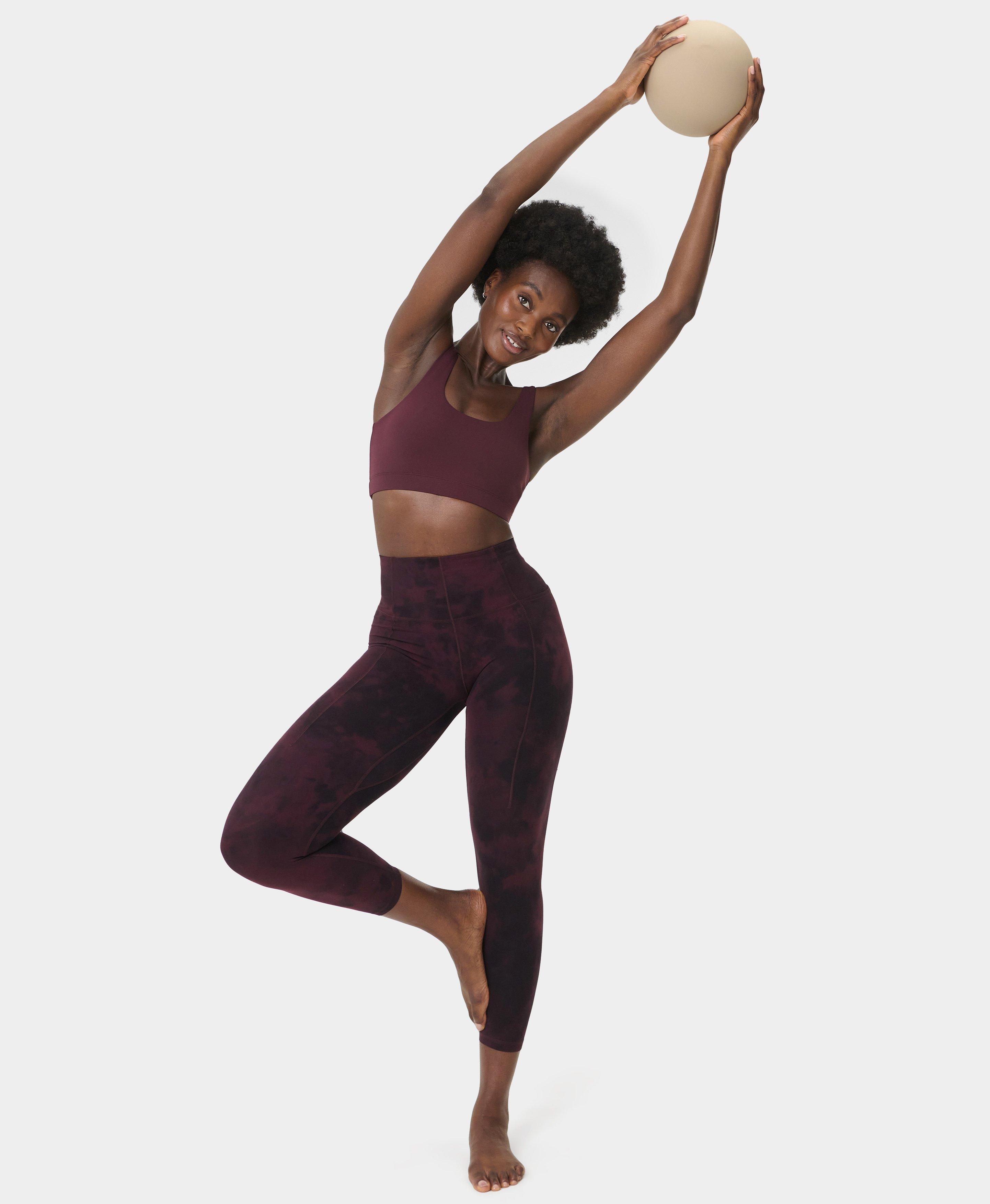 Sweaty Betty Super Soft 7/8 Yoga Leggings, Purple, Women's XS