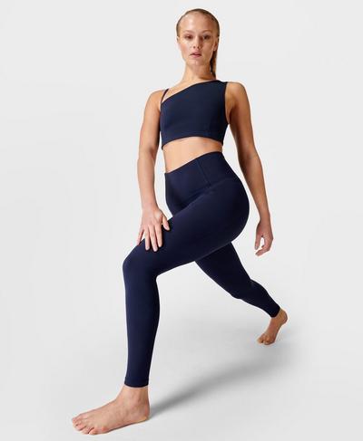 Super Soft Yoga Leggings, Navy Blue | Sweaty Betty
