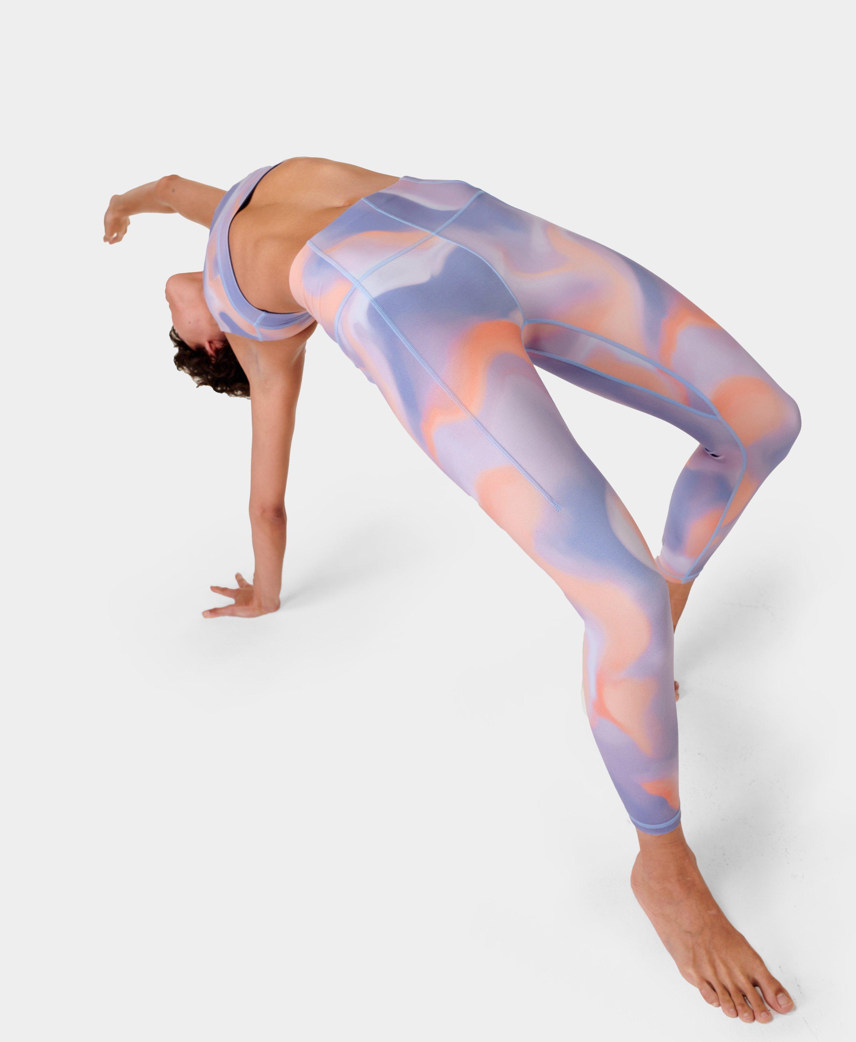 Sweaty Betty Super Soft 7/8 Yoga Leggings, Orange, Women's XXS