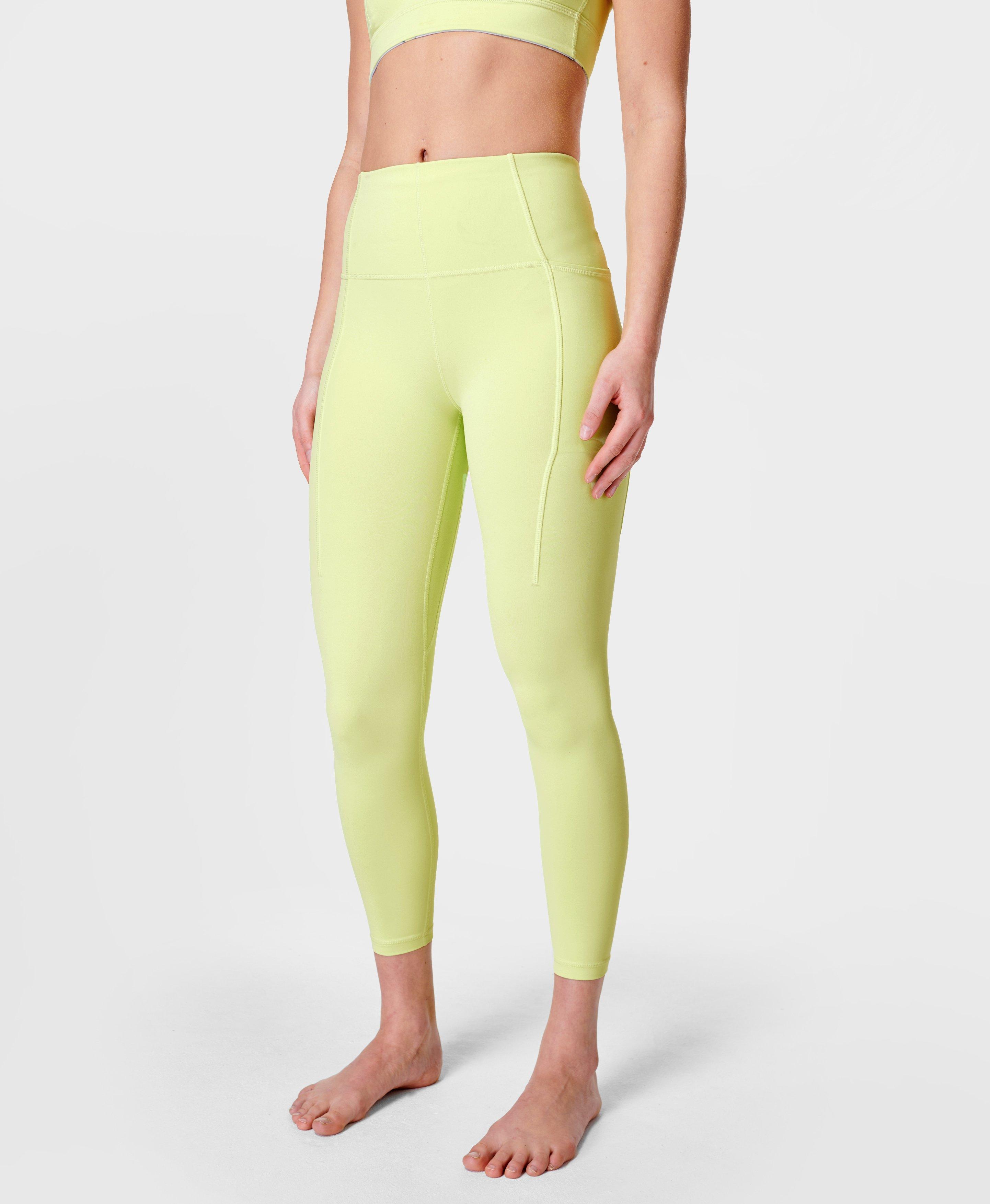 Pop Out Tube Leggings - Lime Green