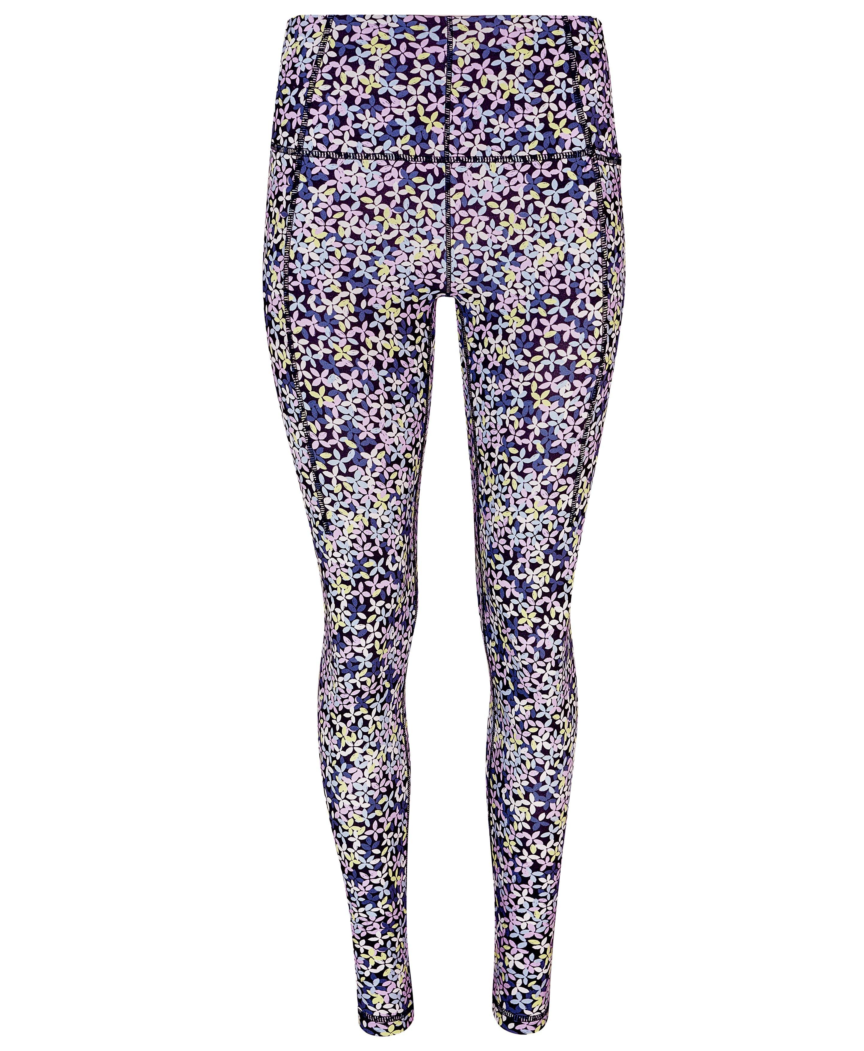 ✨AVAILABLE NOW✨ Purple Retro Floral Print Leggings 3 Pack GHs