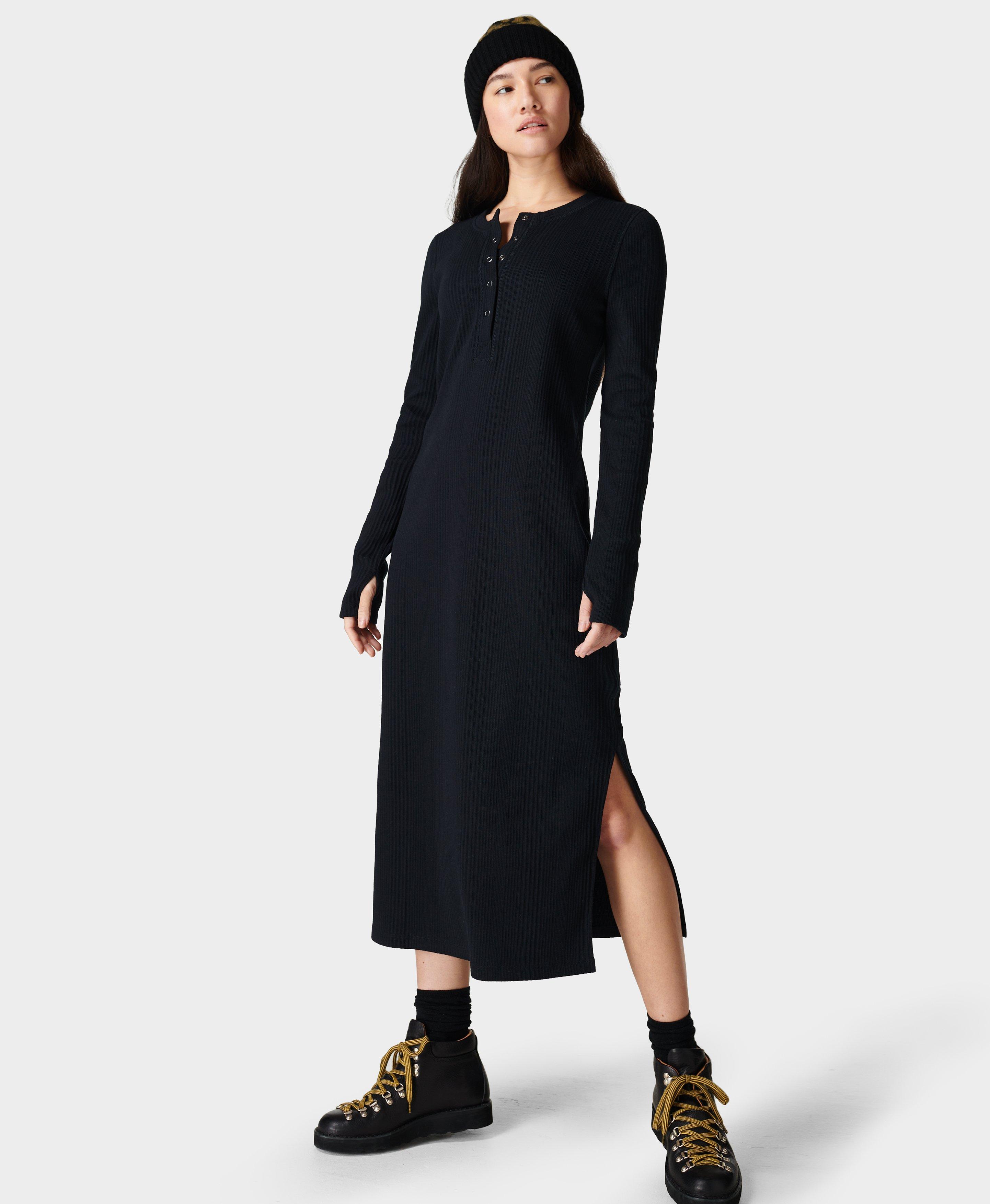 Henley midi hot sale dress