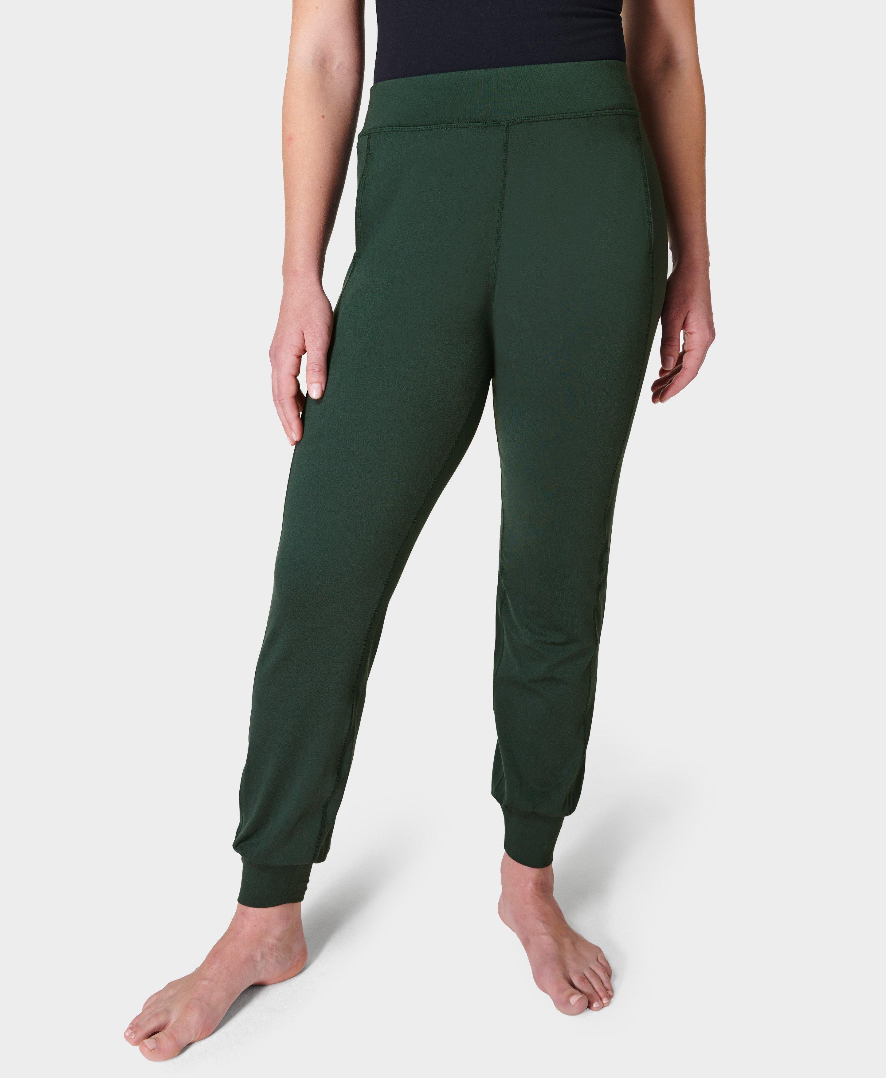NEW Women Medium Olive Green Joggers Athletic Gym Fitness Yoga Pants (lulu  dupe)