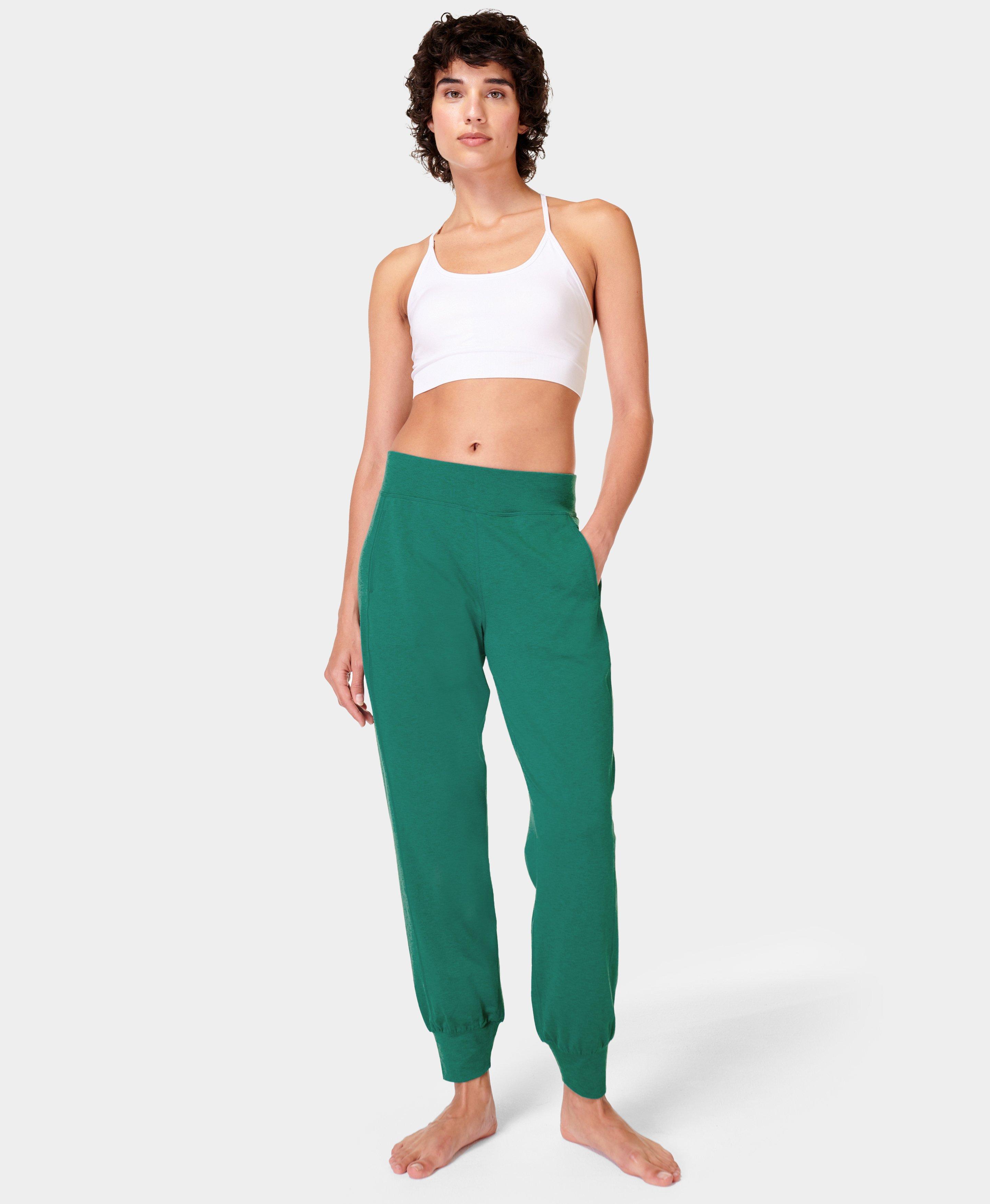 Gary Yoga Pants - Wave Green, Women's Trousers & Yoga Pants