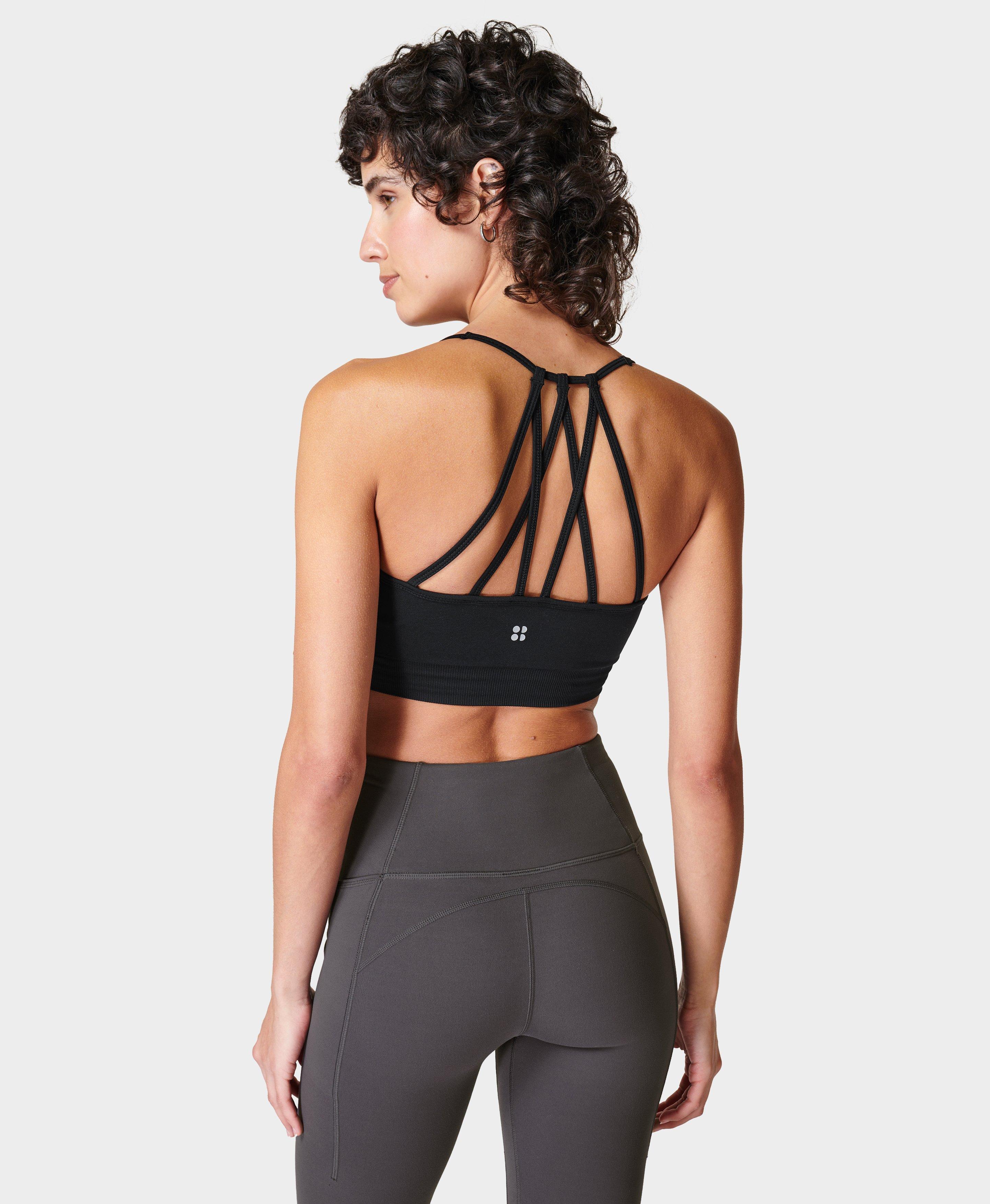 Hollowed Out Thin Strap Sports Bra - Spirit Mobility • Value Yoga