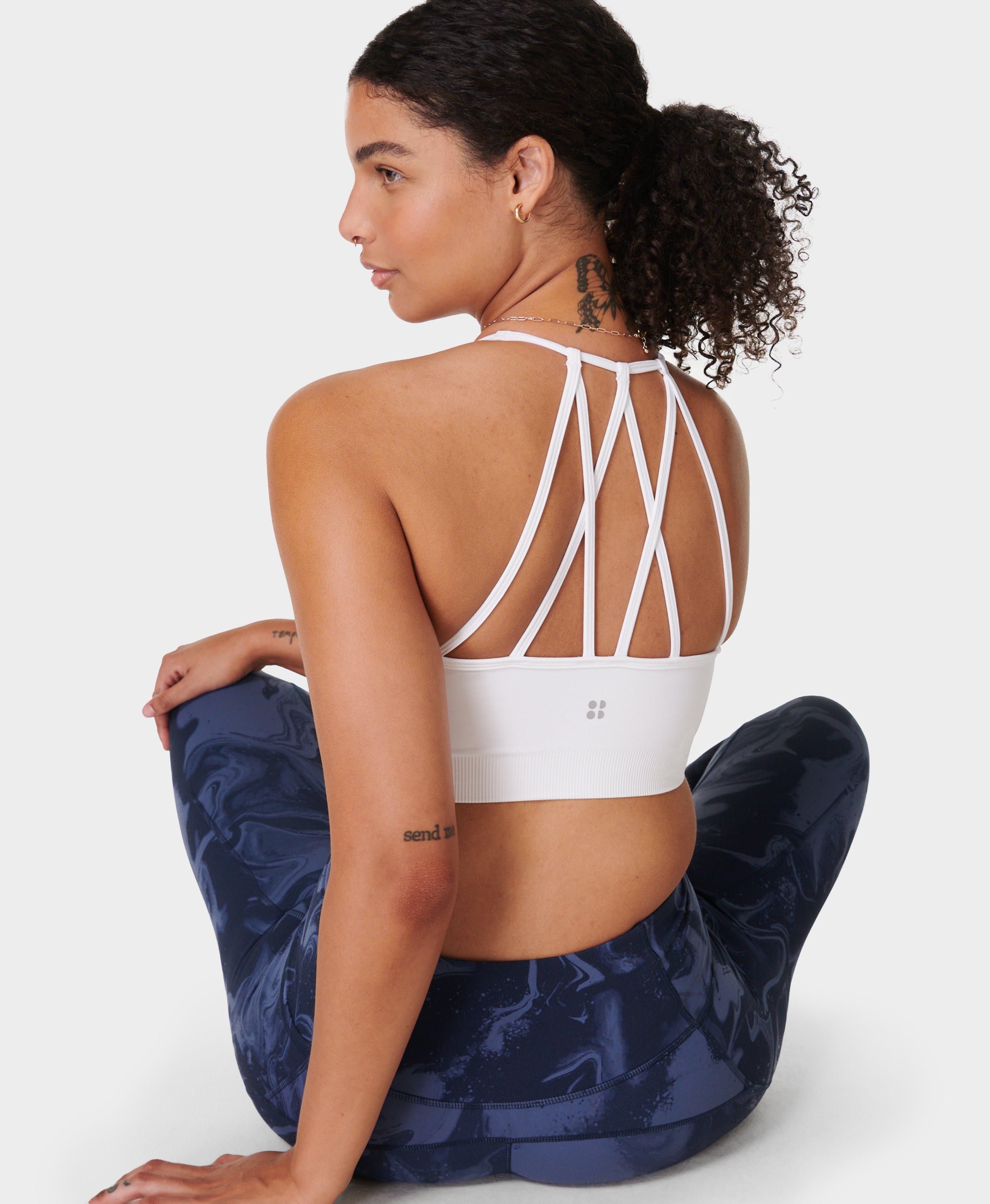 HIIT Studio Peached Core Bralet In Stone-White for Women