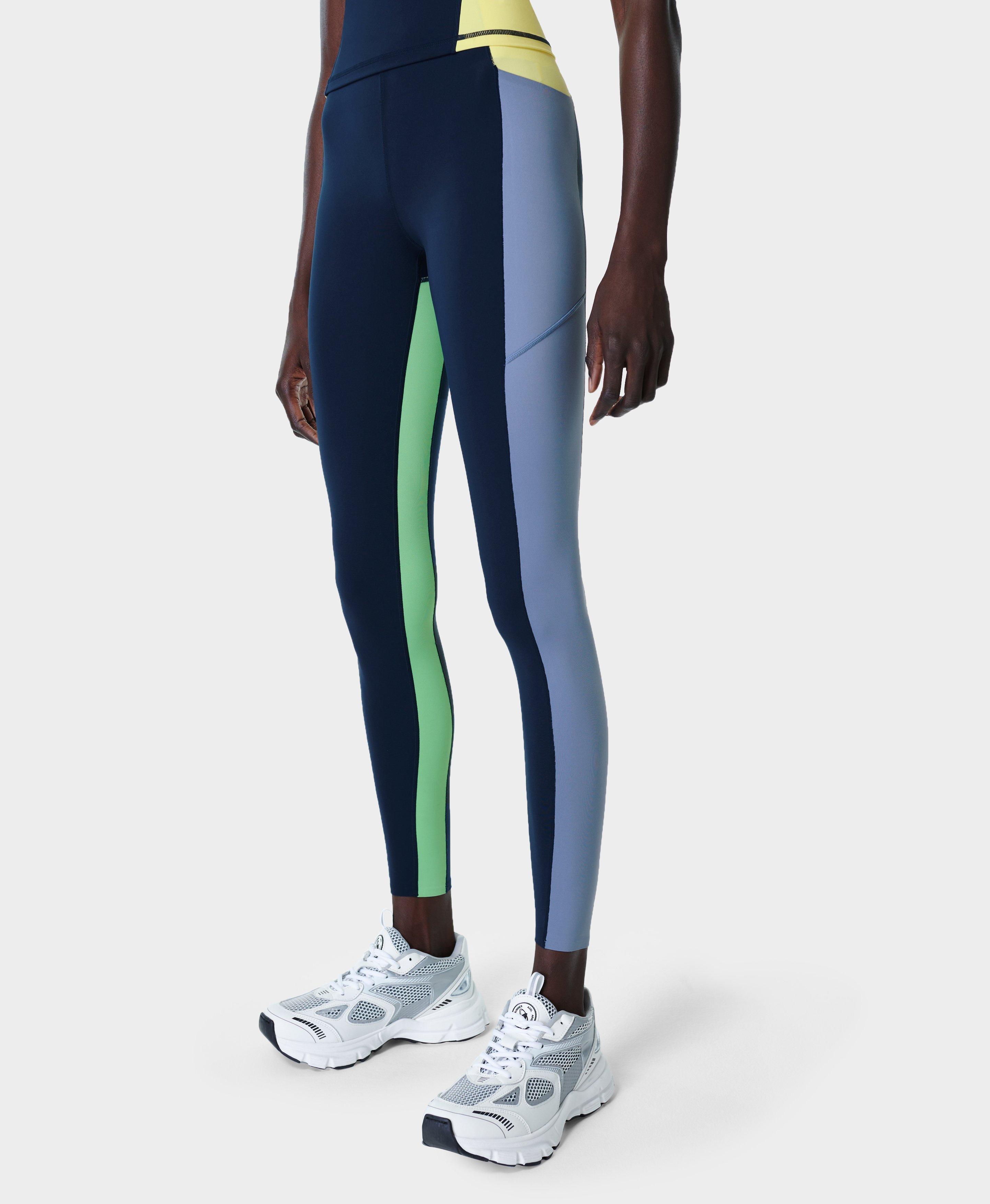 Colour block outlet tights